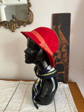 Red Vintage Felt Hat