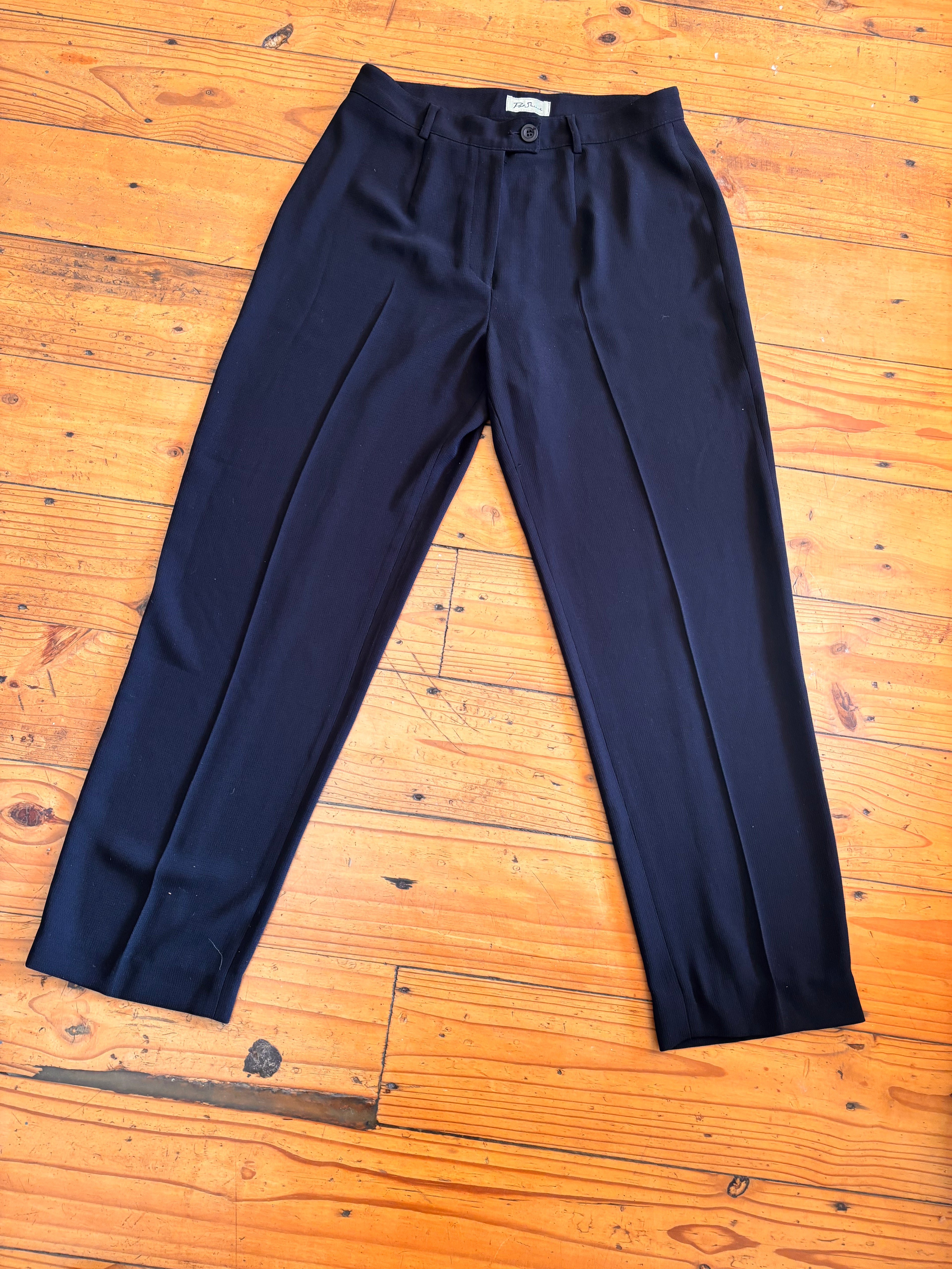 Black Vintage Highwaist Pants