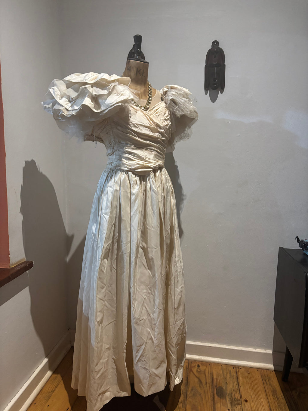 Vintage Organza Wedding Dress