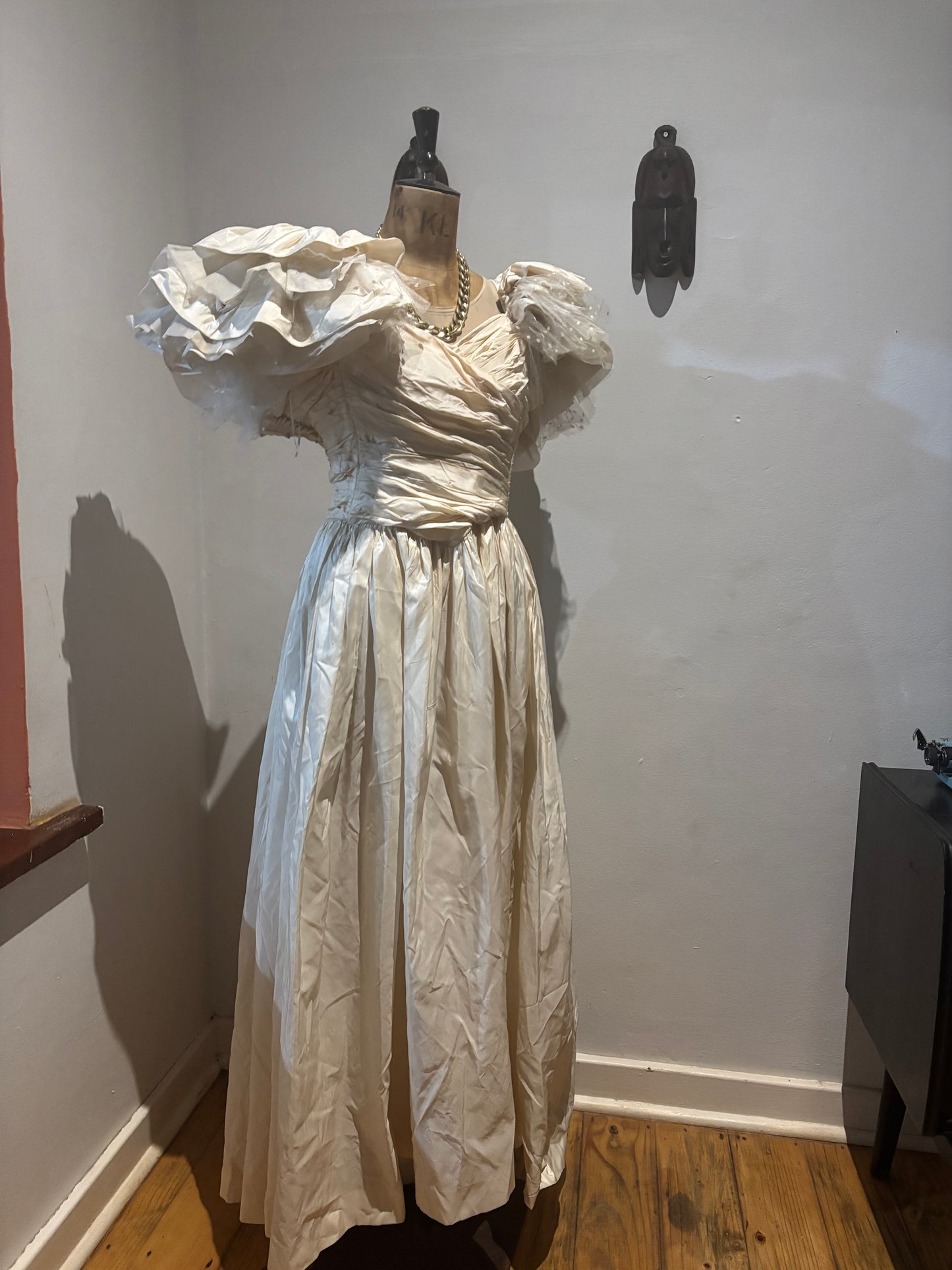 Vintage Organza Wedding Dress