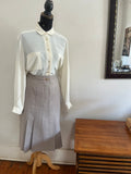 Oatmeal vintage winter skirt
