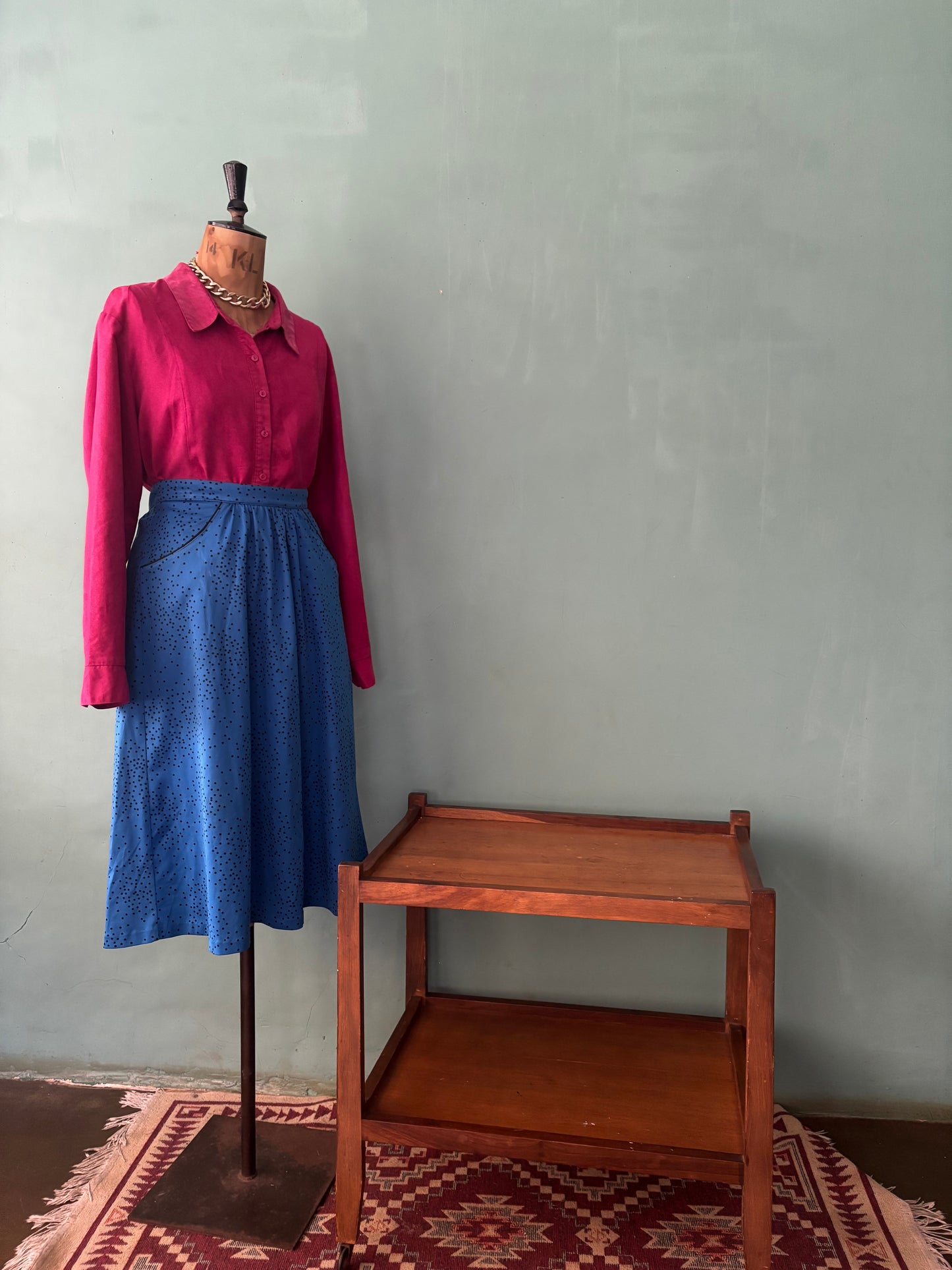 Vintage Dotted Skirt
