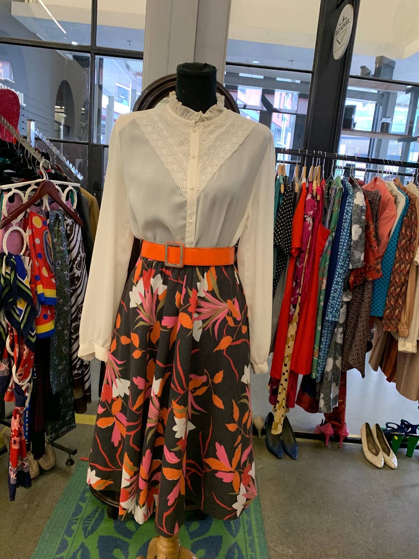 A-Line Autumn Vintage Skirt