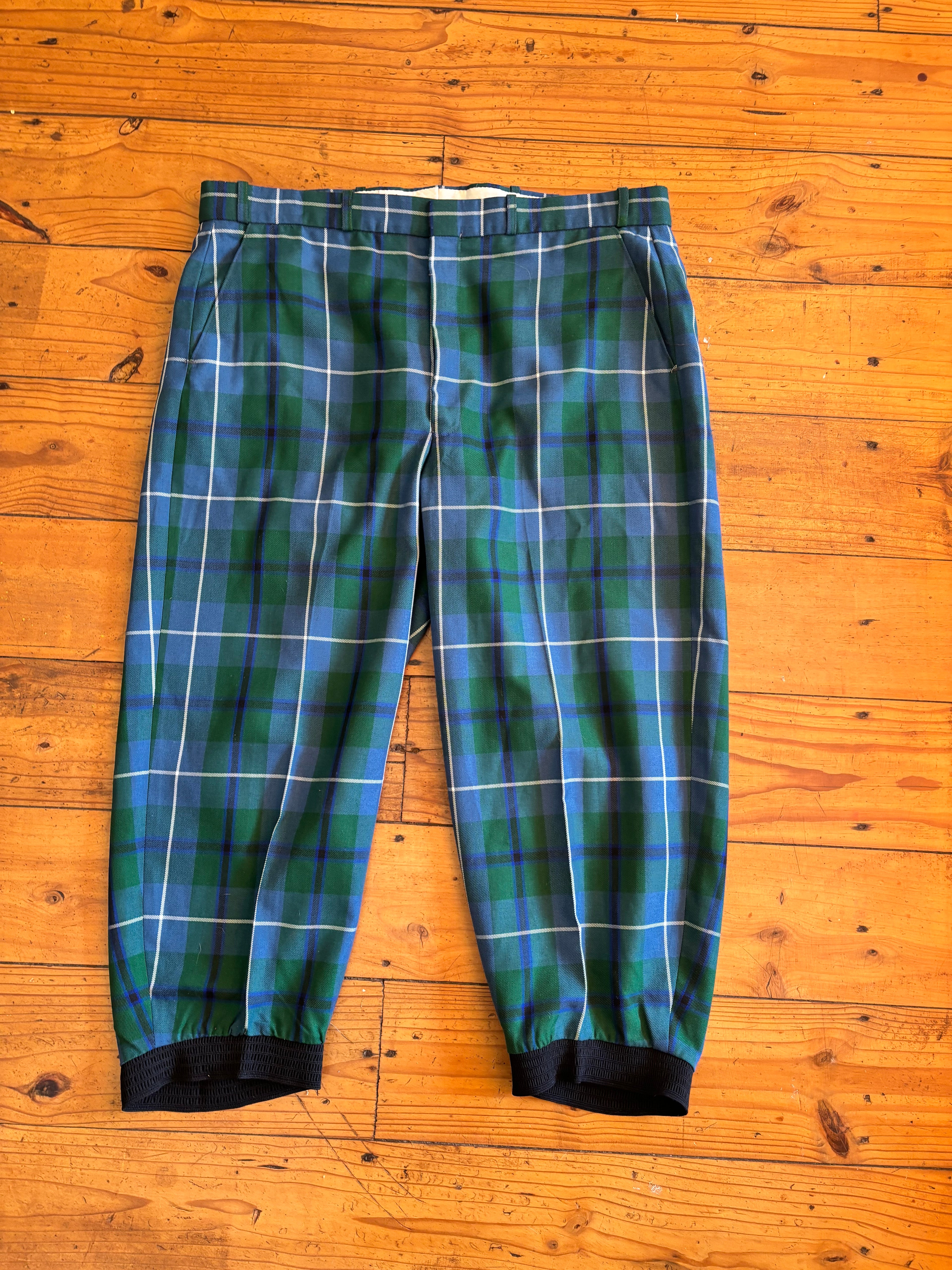 Vintage Plaid Balloon Pants