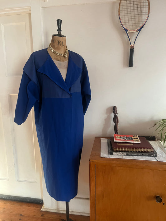 Blue 90s Collar Dress