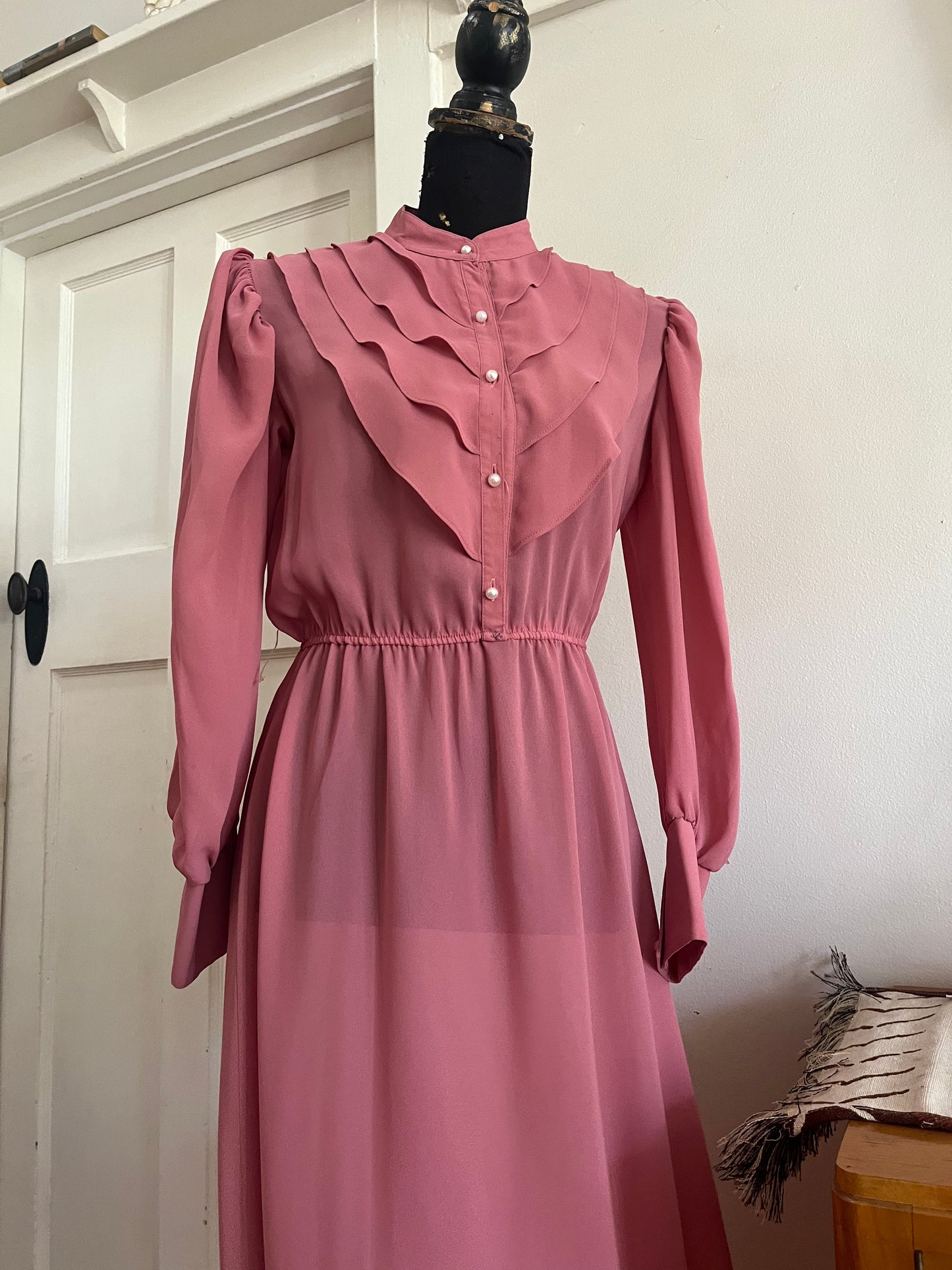 Chiffon vintage dress