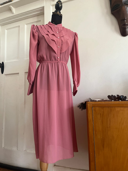 Chiffon vintage dress