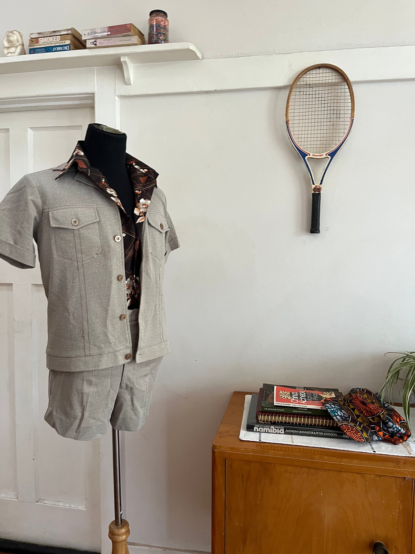 Brown Vintage Safari Suit