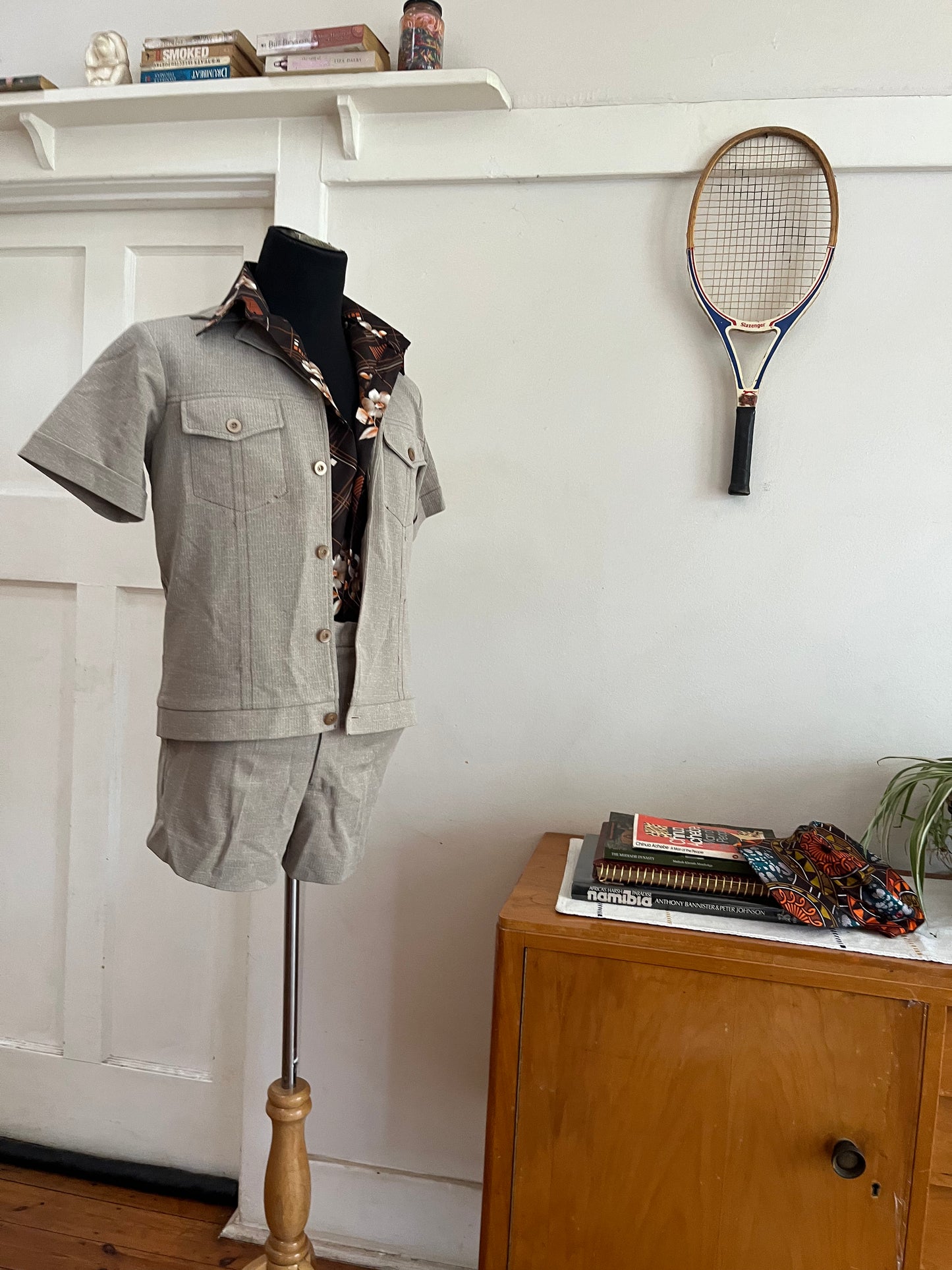 Brown Vintage Safari Suit