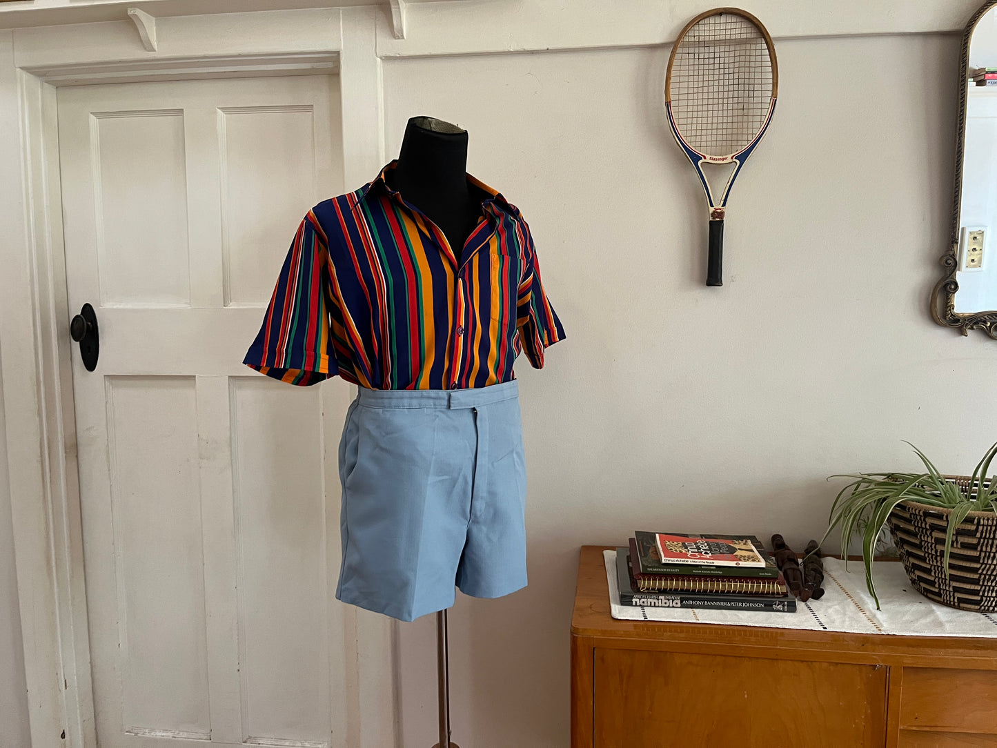 Blue Vintage Safari Suit