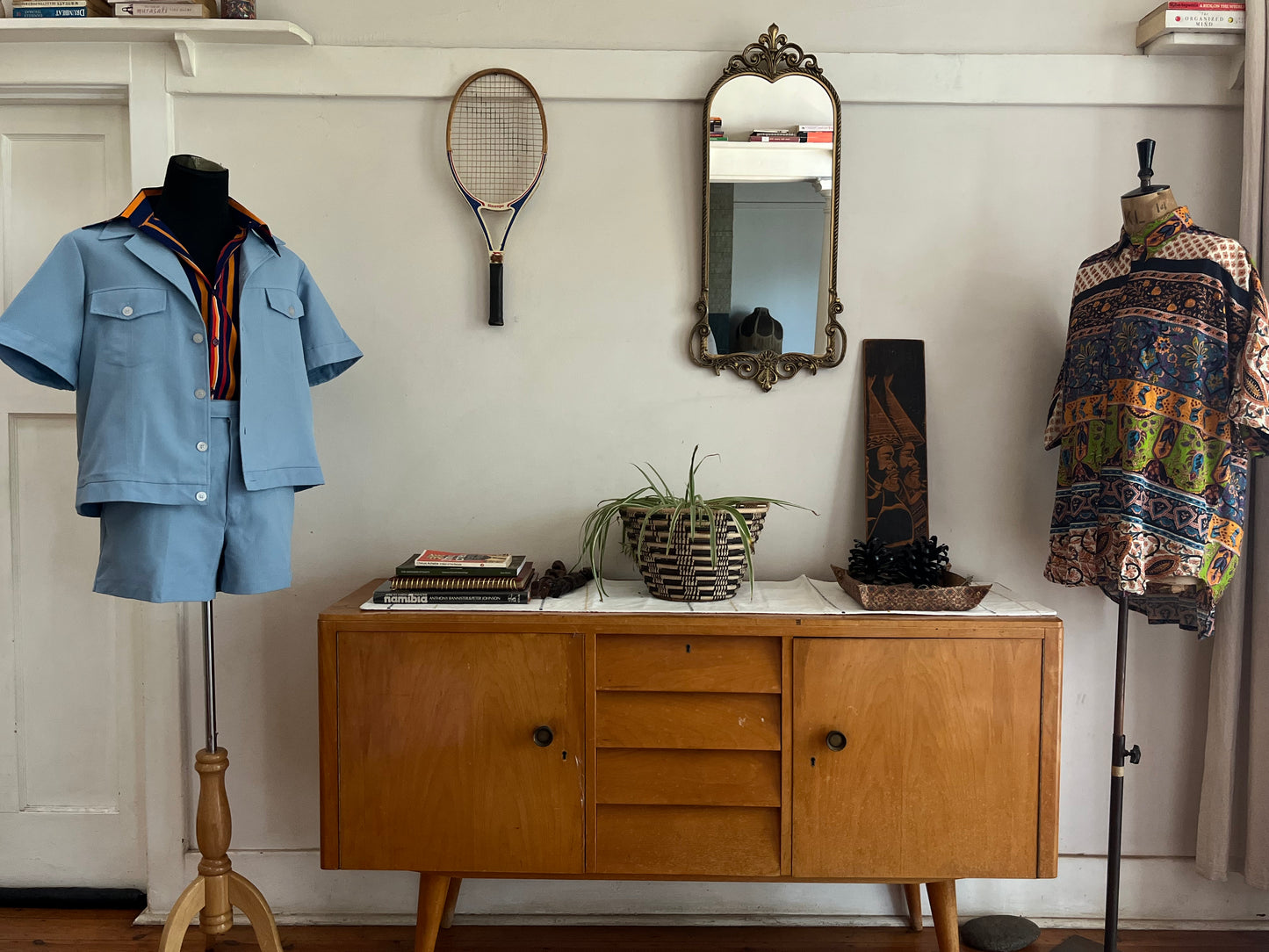 Blue Vintage Safari Suit