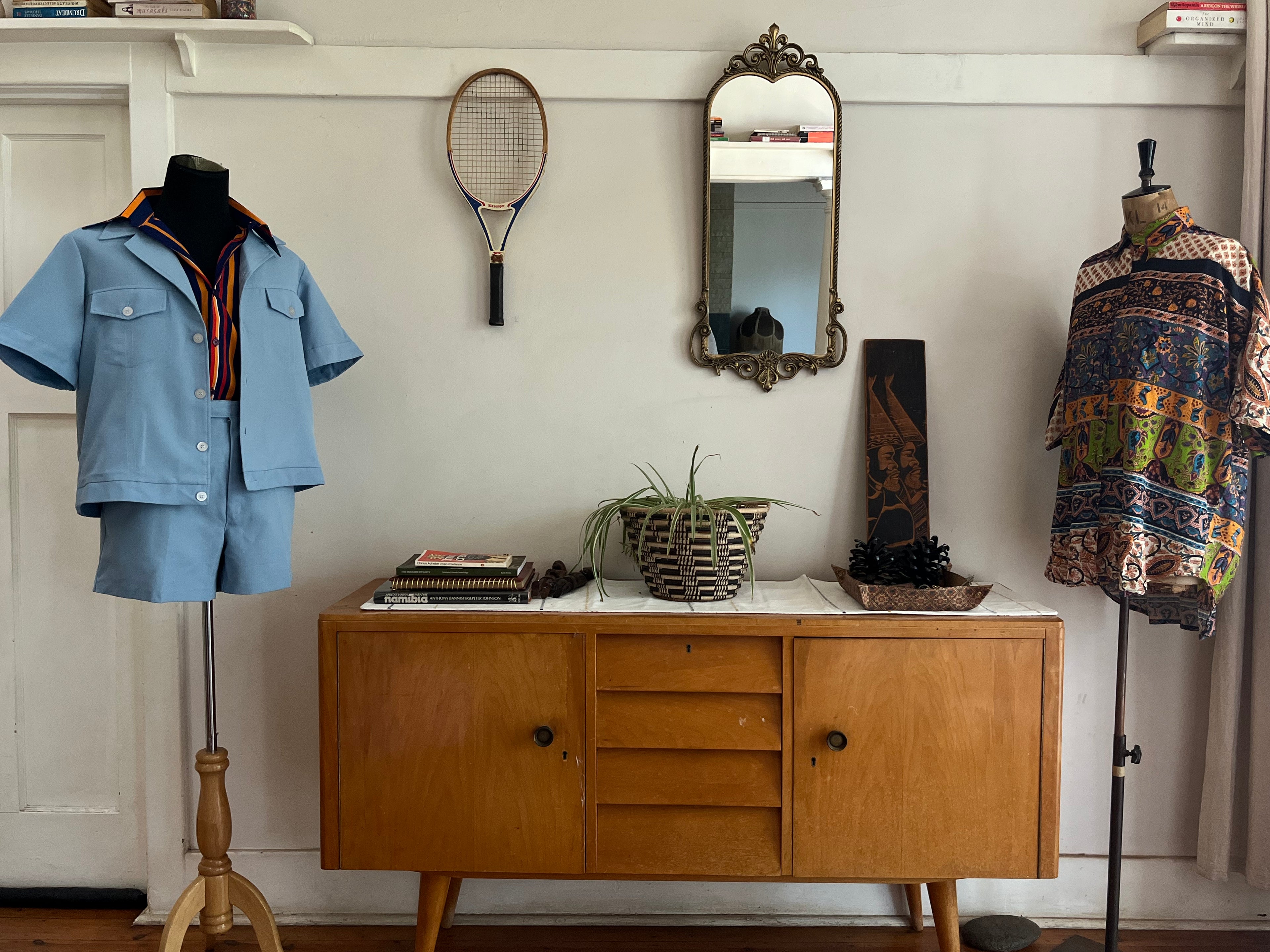 Blue Vintage Safari Suit