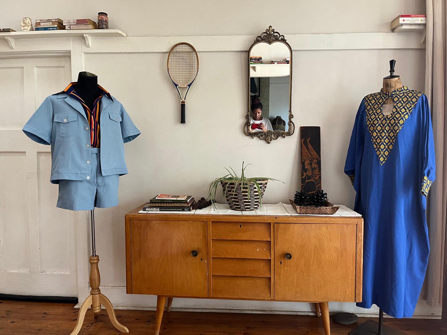 Blue Vintage Safari Suit