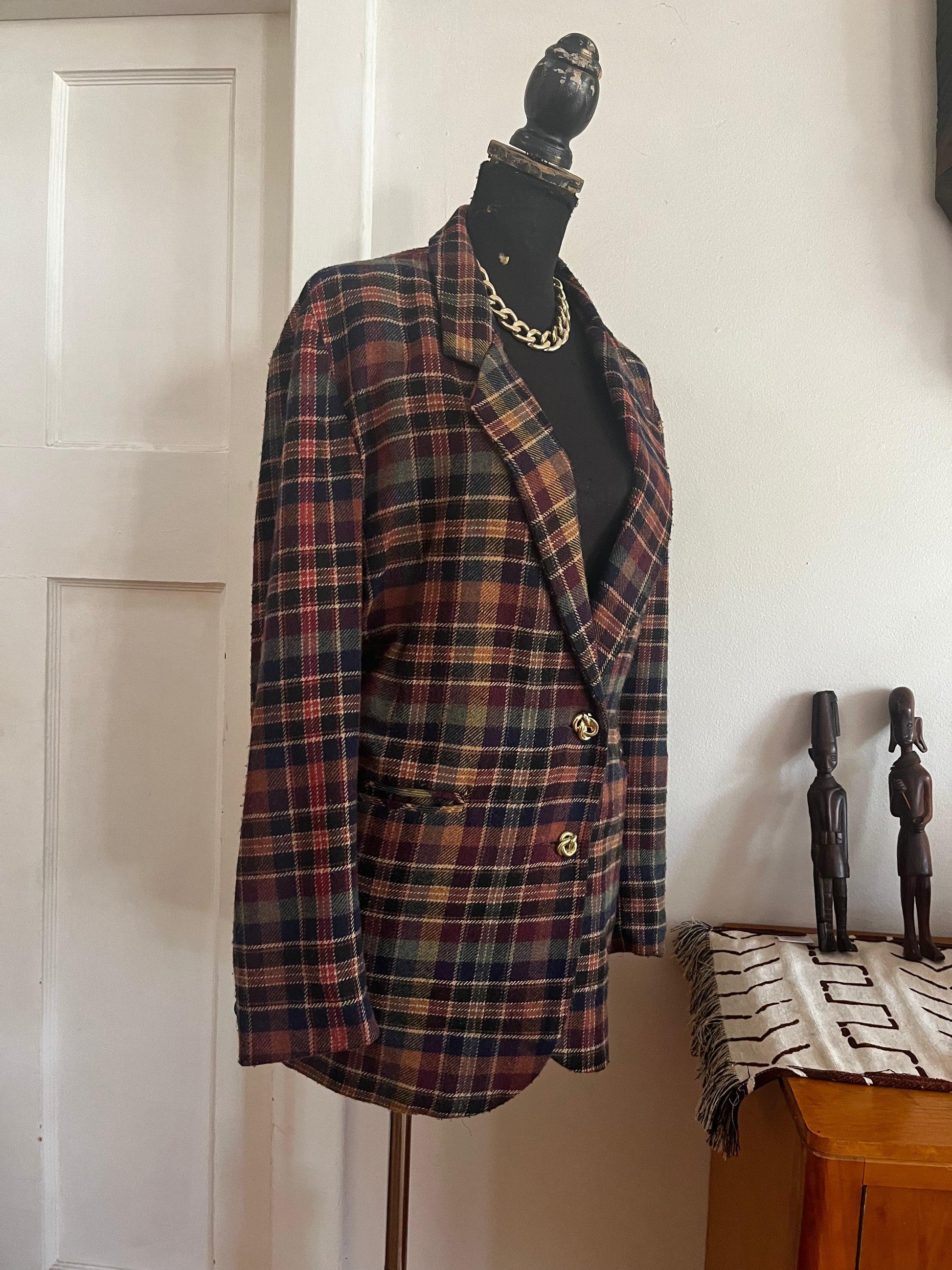 Tweed Scotch Vintage Blazer – Ivintage Yakho