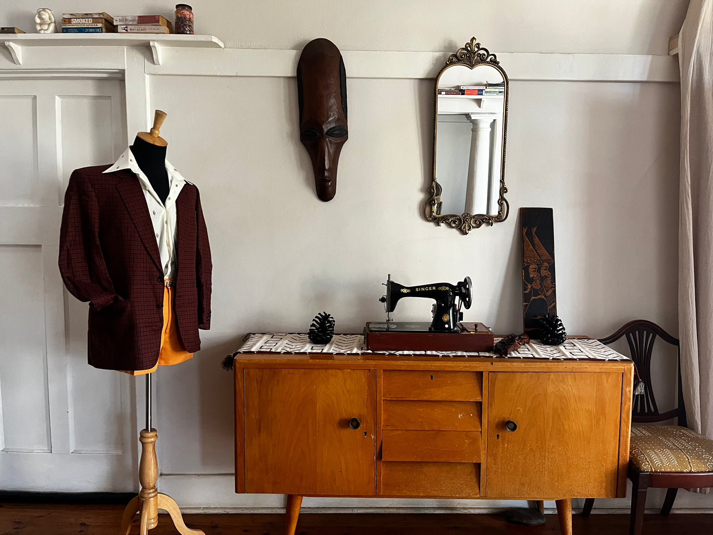 Maroon Scotch Vintage Blazer
