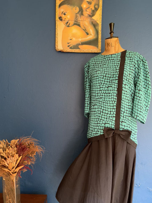 Dropwaist 90s cocktail dress