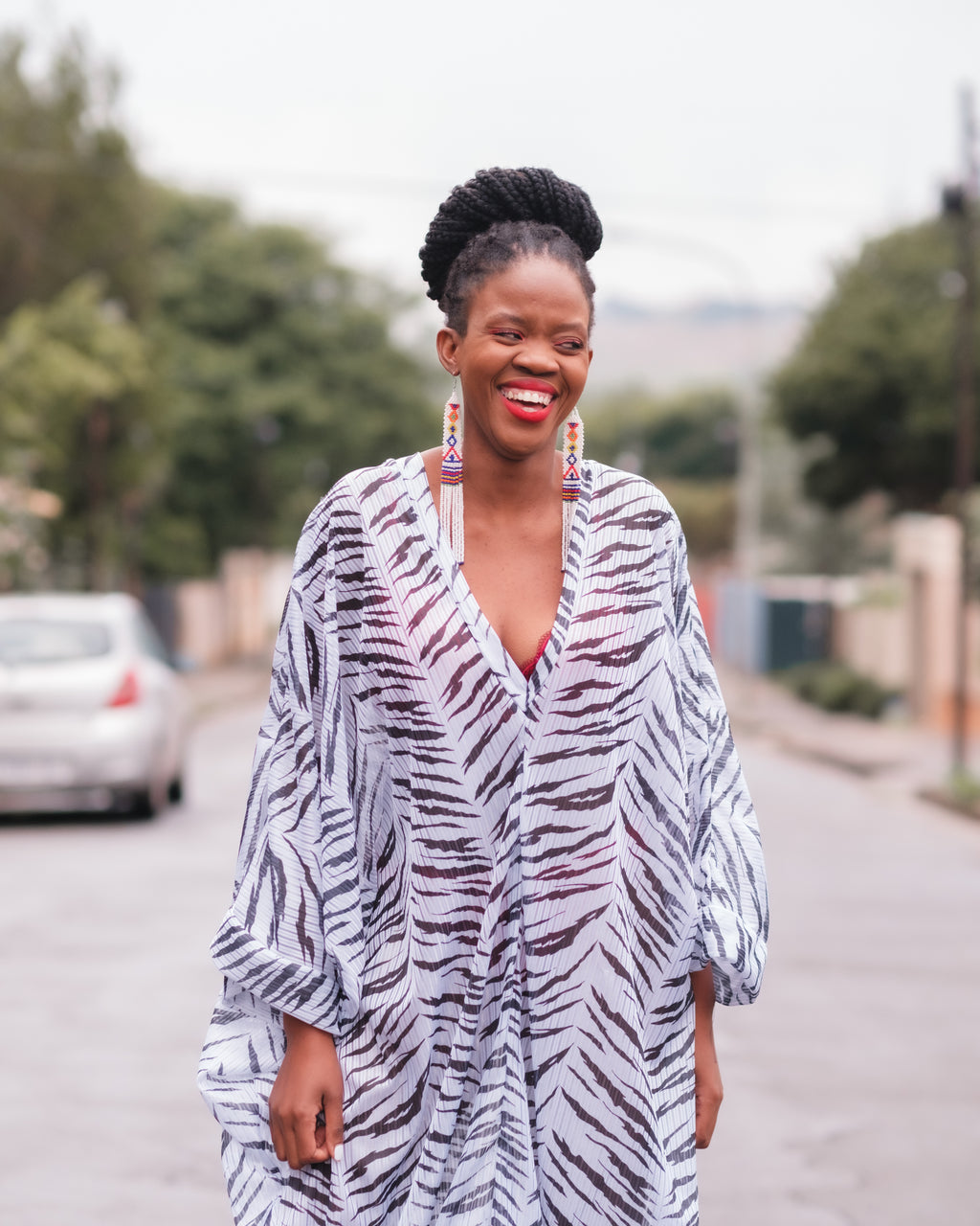 Animal Print Kaftan
