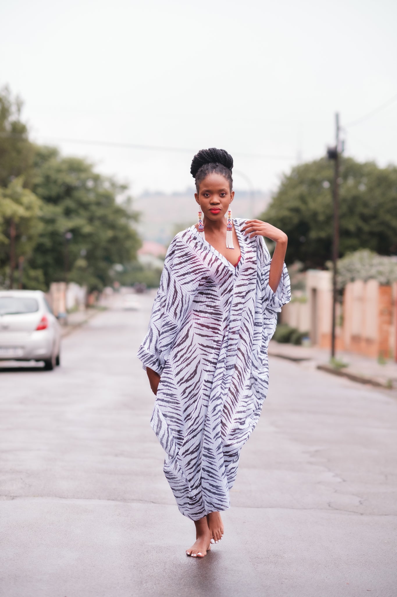 Animal Print Kaftan