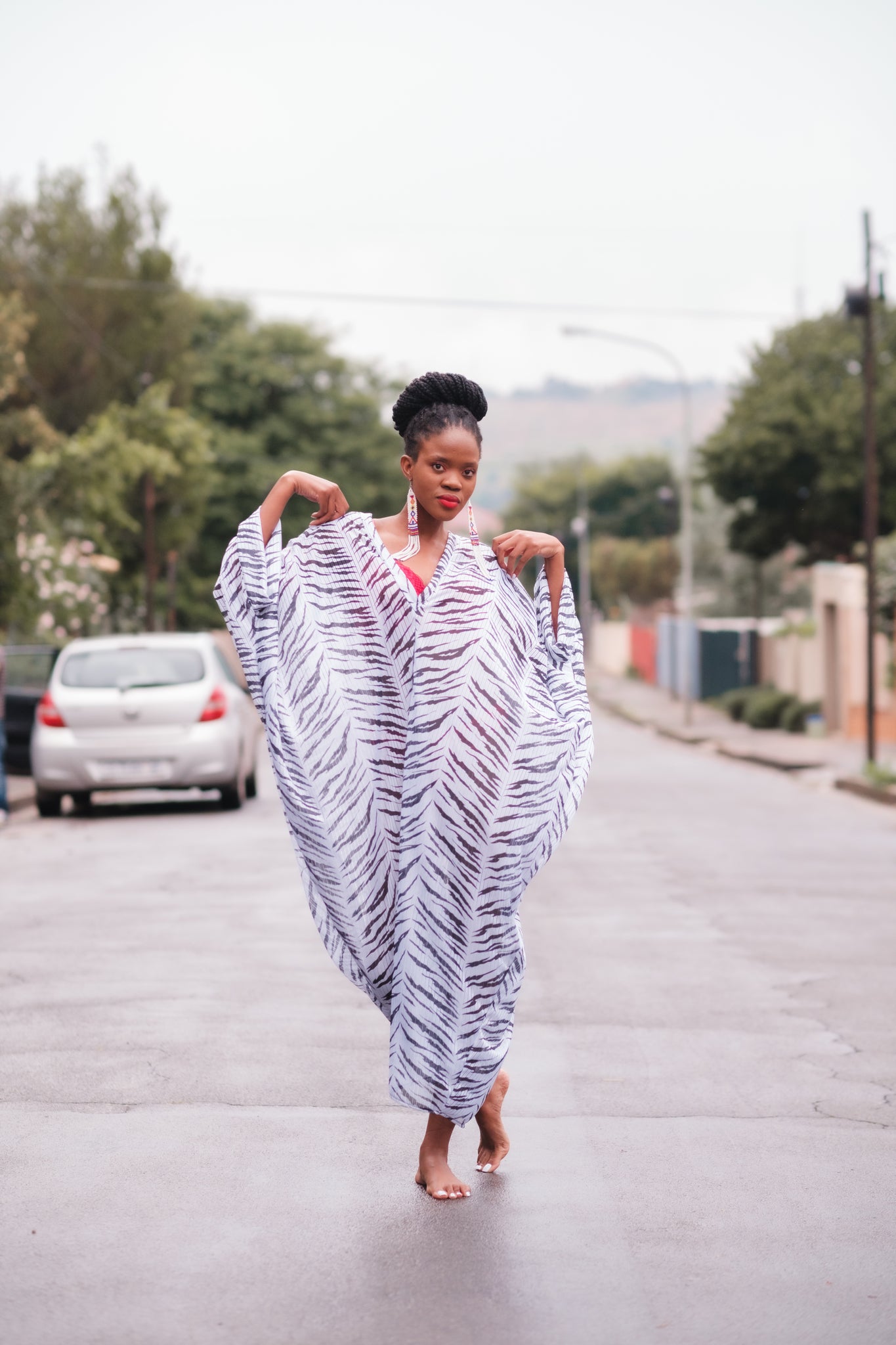 Animal Print Kaftan
