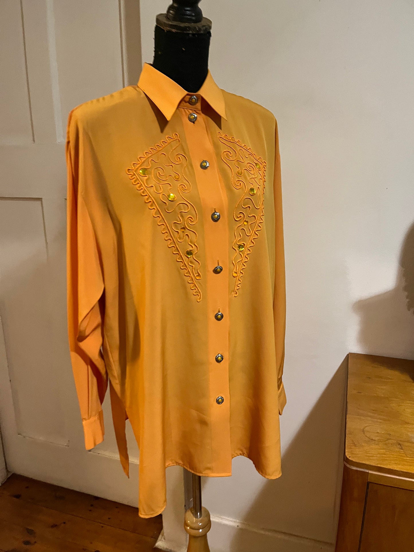 Mustard Vintage Blouse