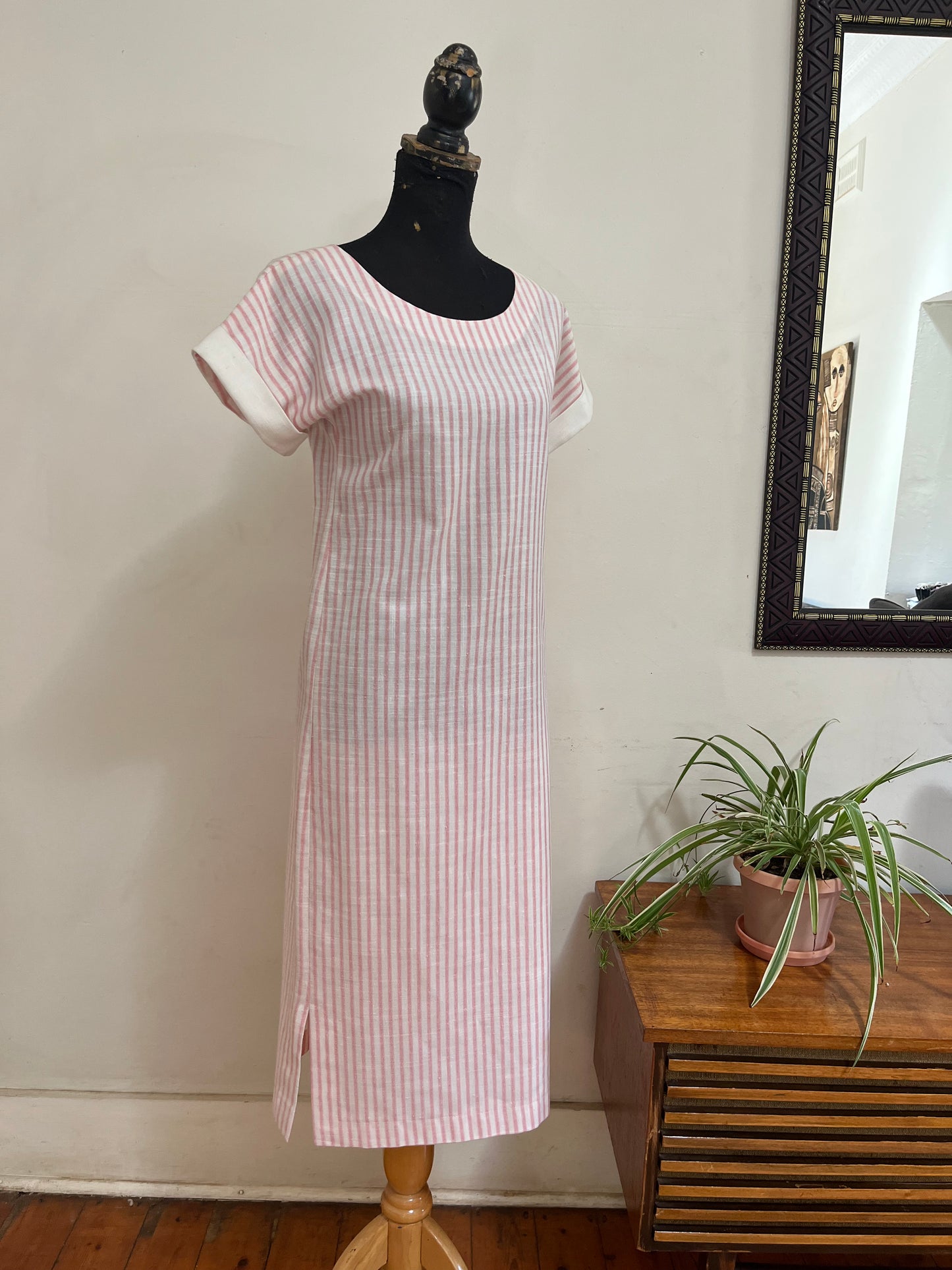 Vintage Linen Summer Dress