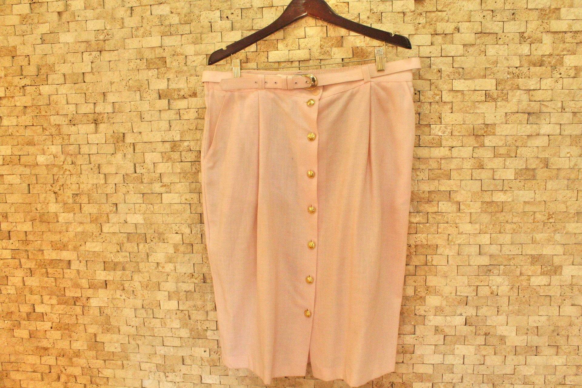 Vintage Button Down Skirt