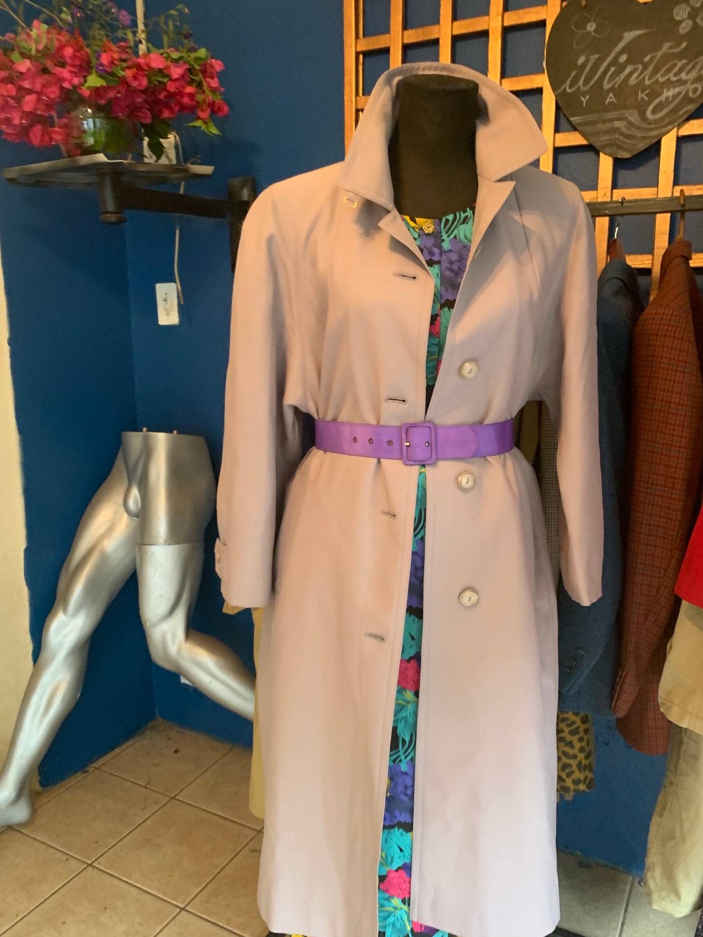 Purple Trench Coat