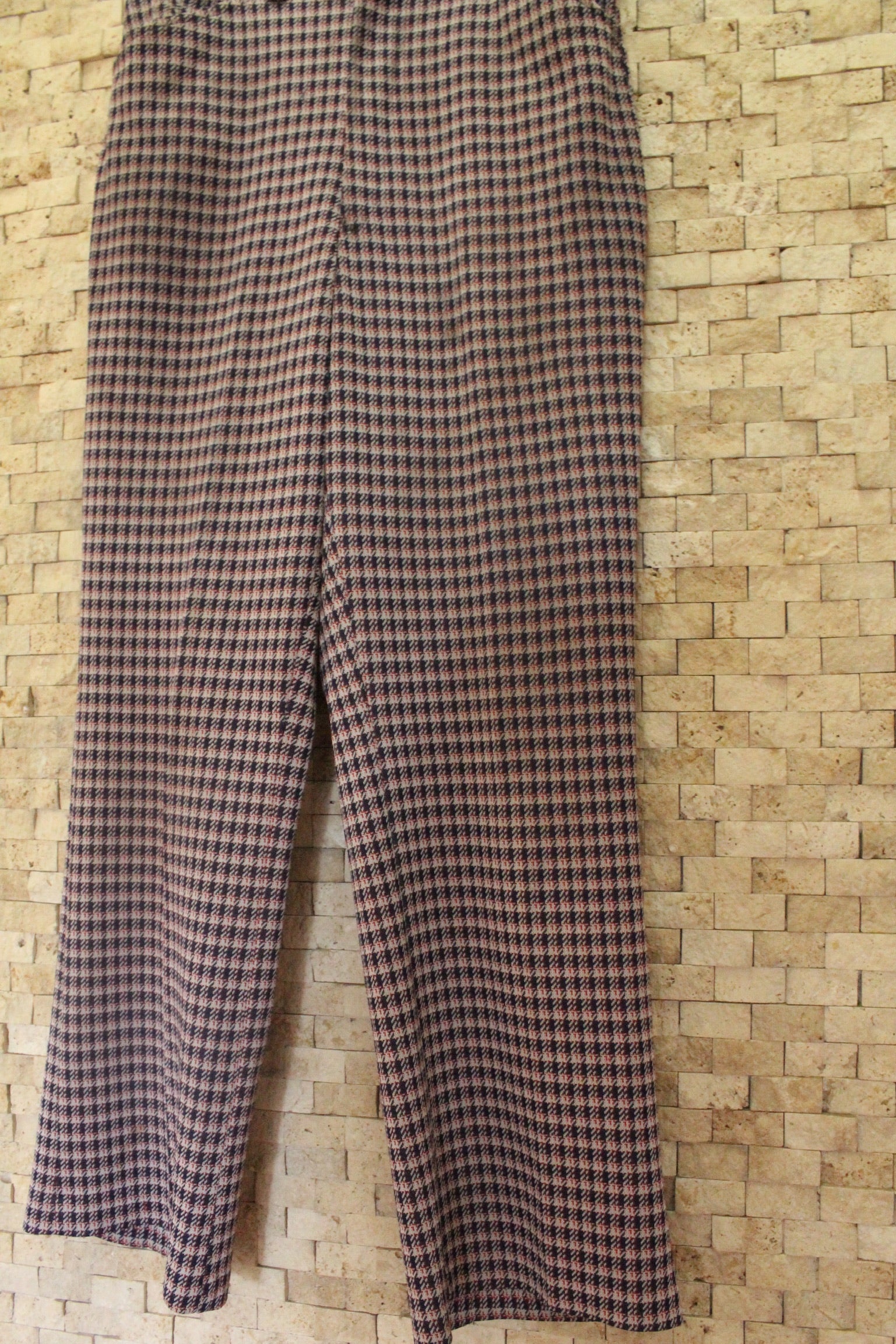 Check Tweed Pants