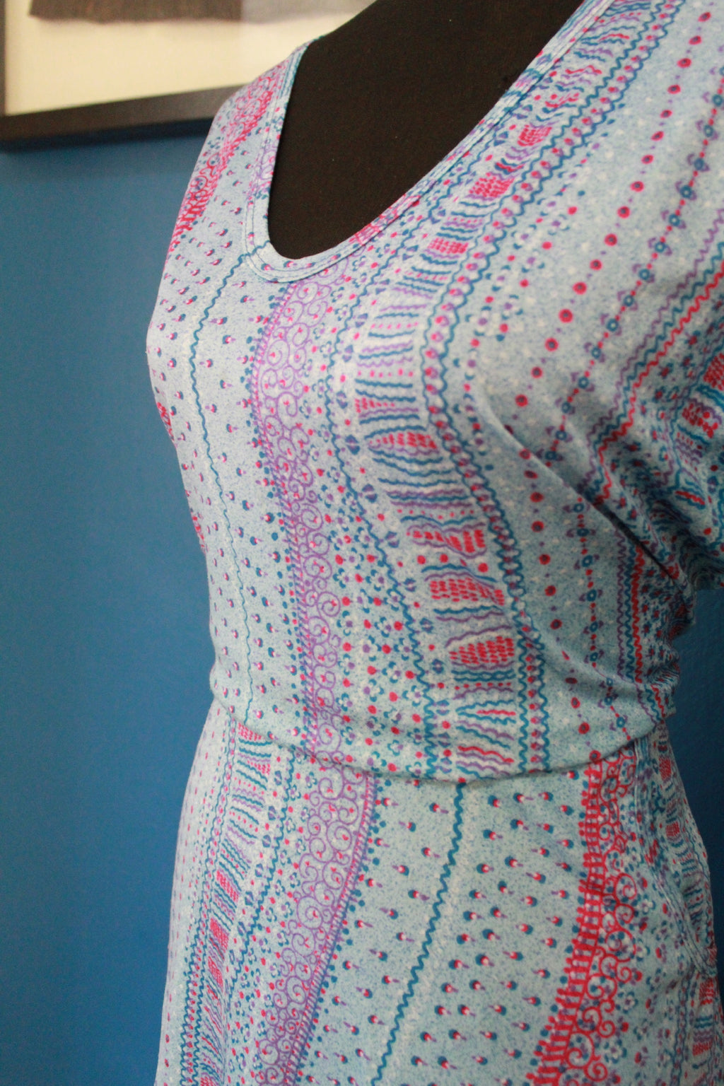Vintage Short Sleeved Summer Dress