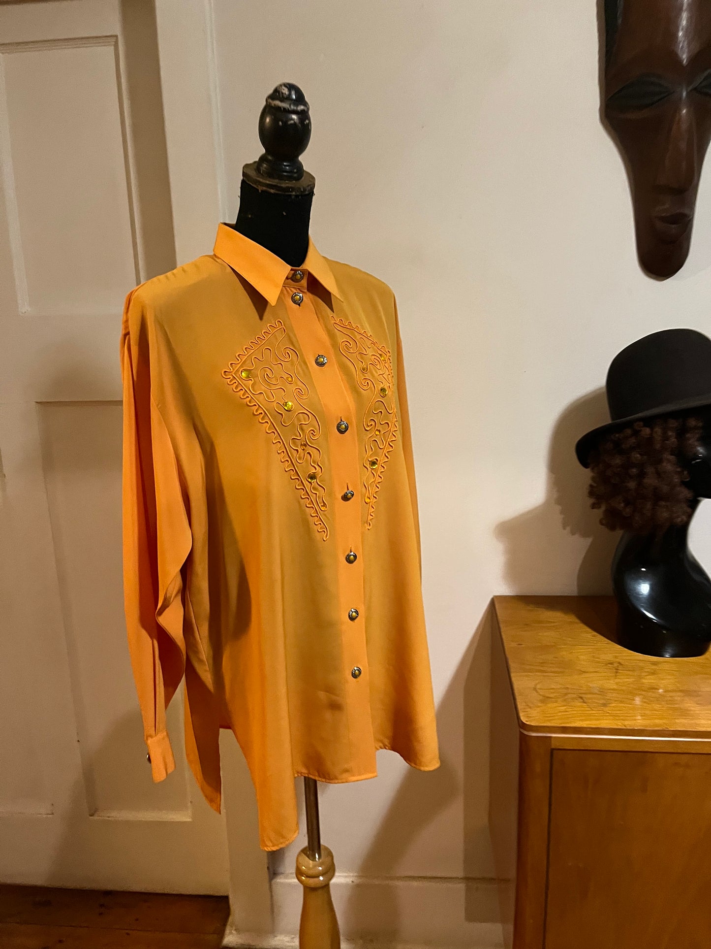 Mustard Vintage Blouse
