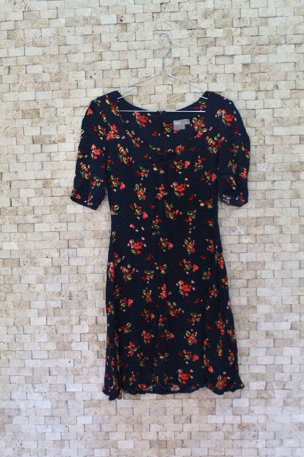 Vintage Short Sleeved Dress