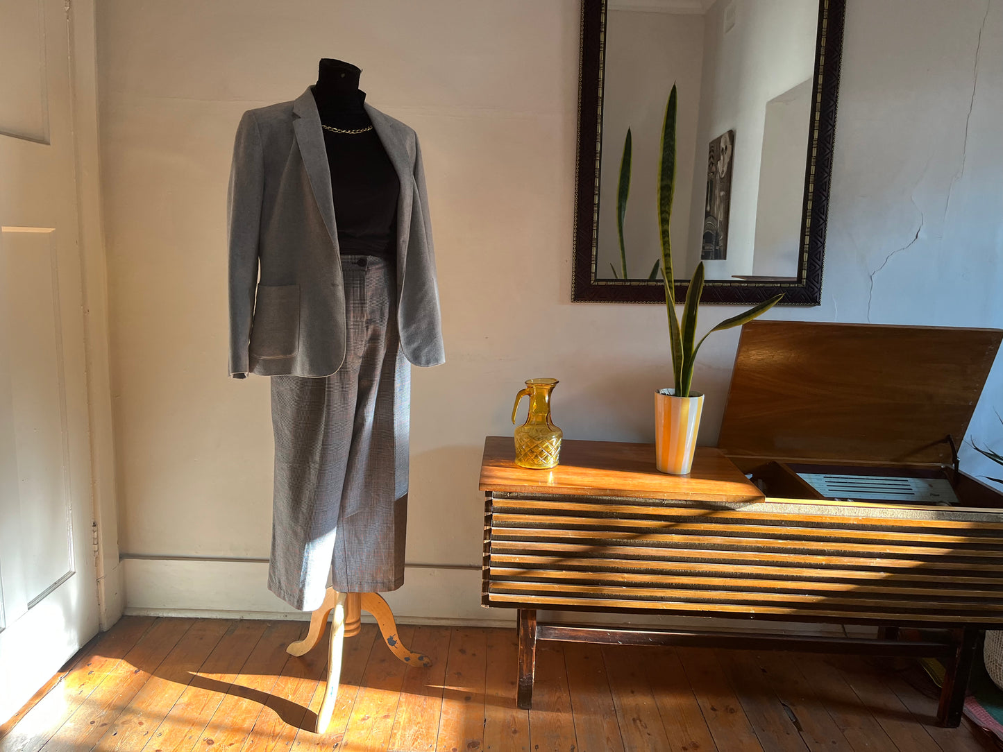 Grey Wool Blazer