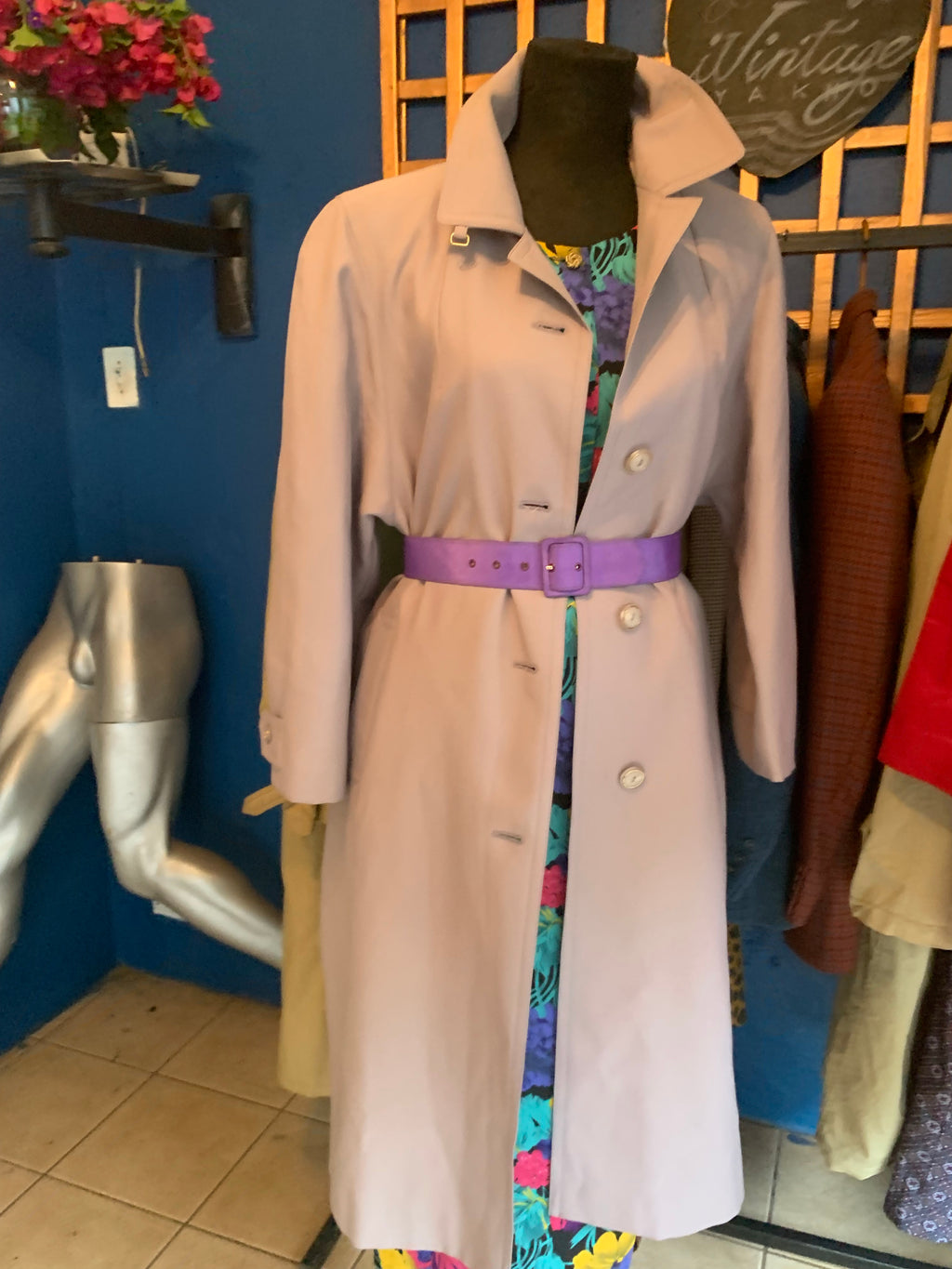 Purple Trench Coat