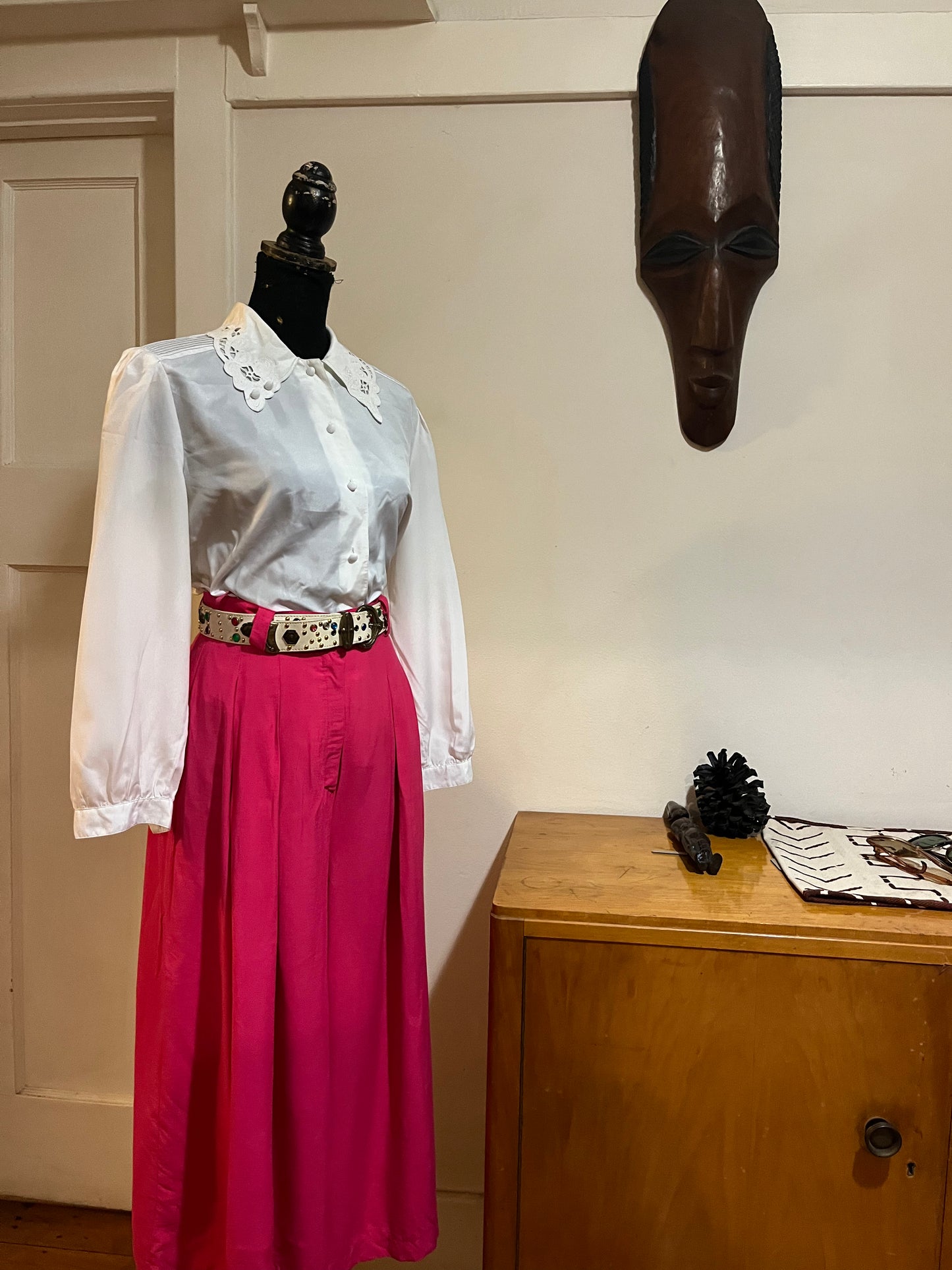 Pink Culotte Pants