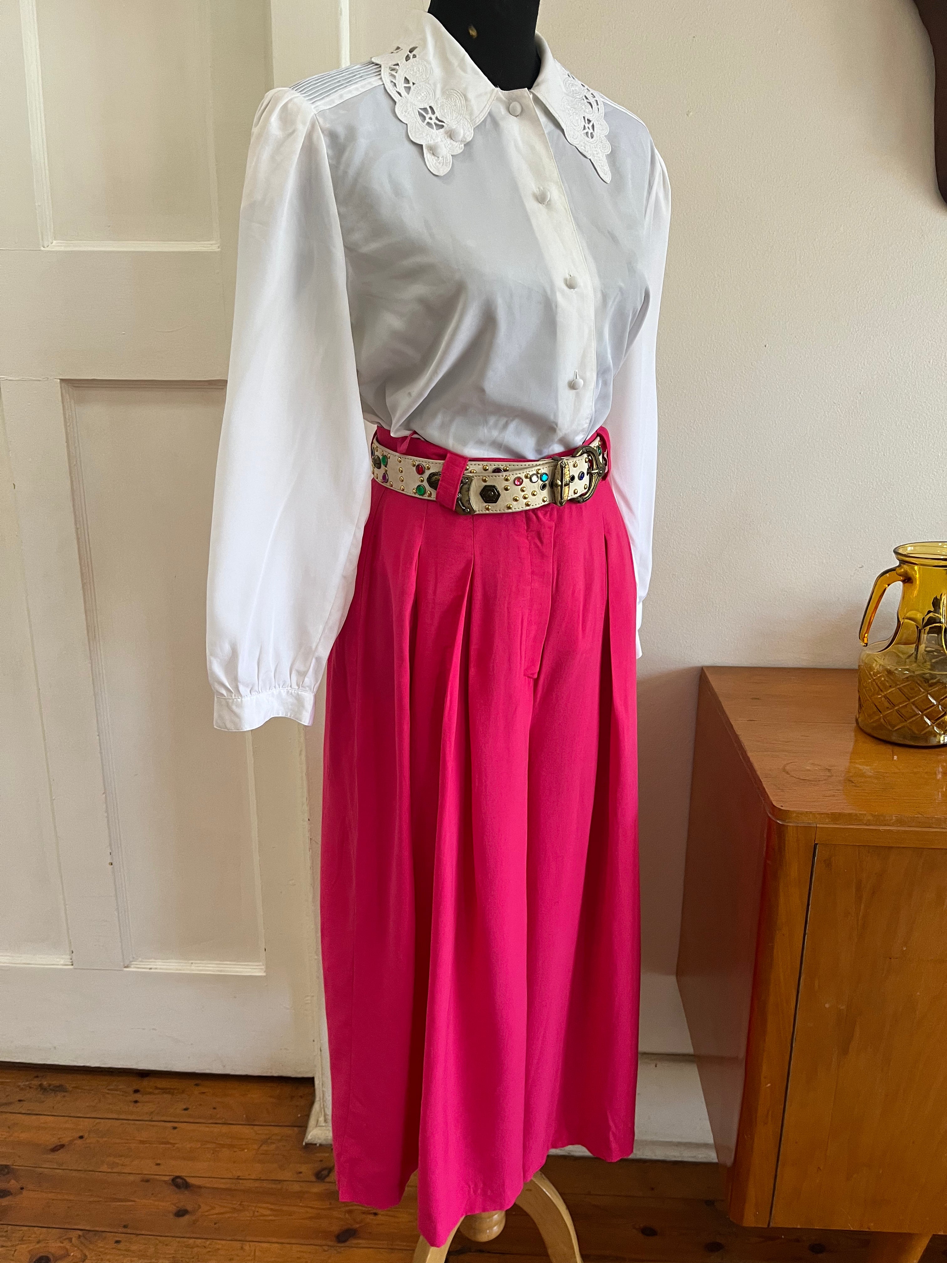 White Vintage Collar Shirt