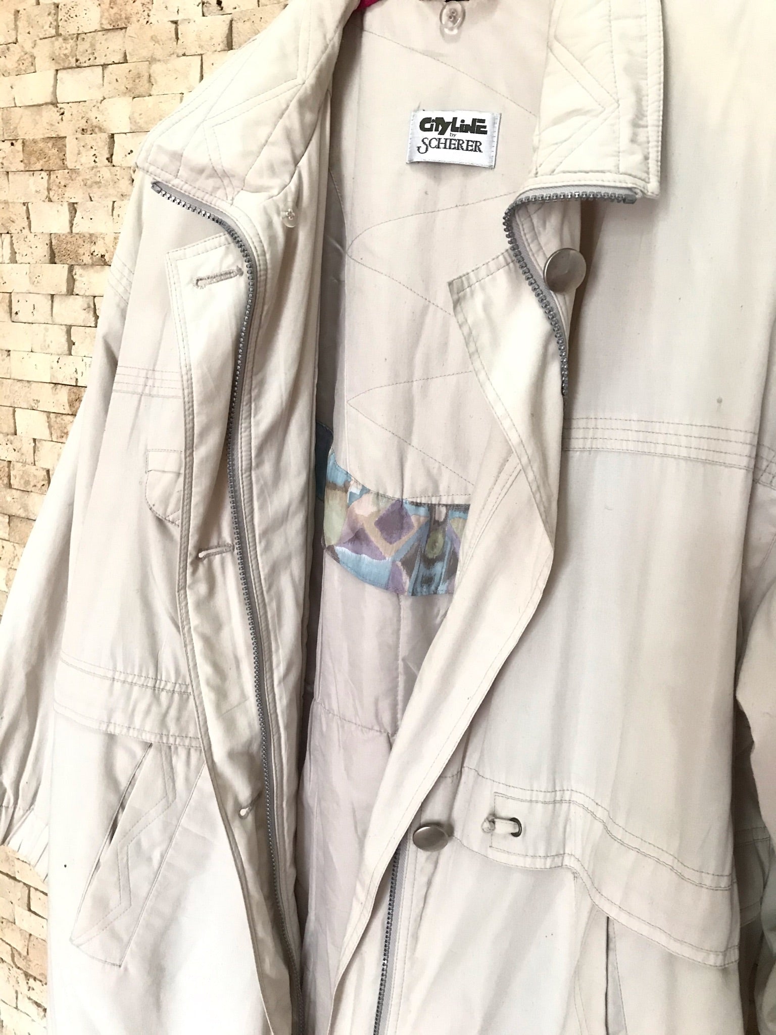 Cream Parka Jacket