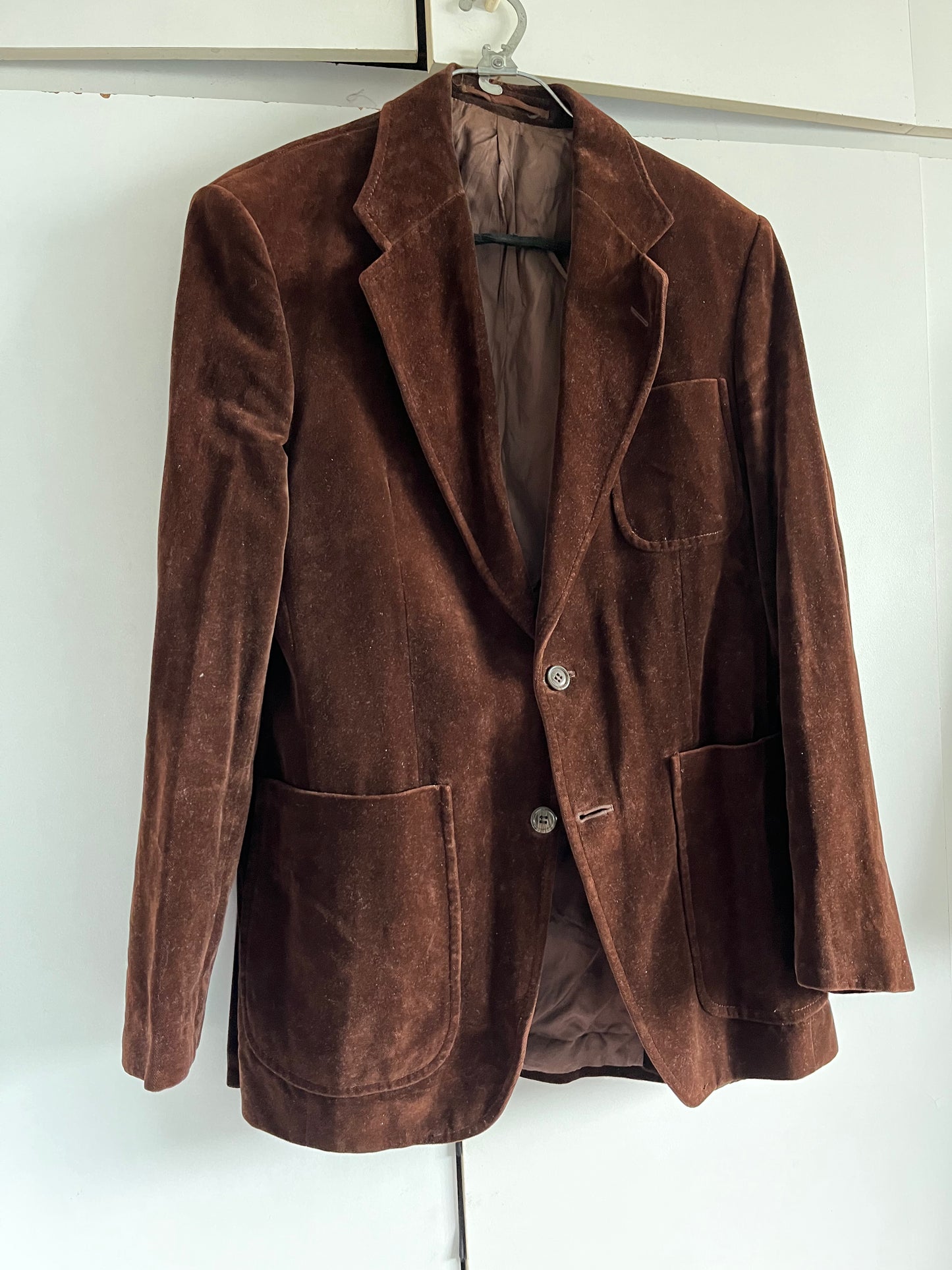 Brown Velvet Vintage Blazer