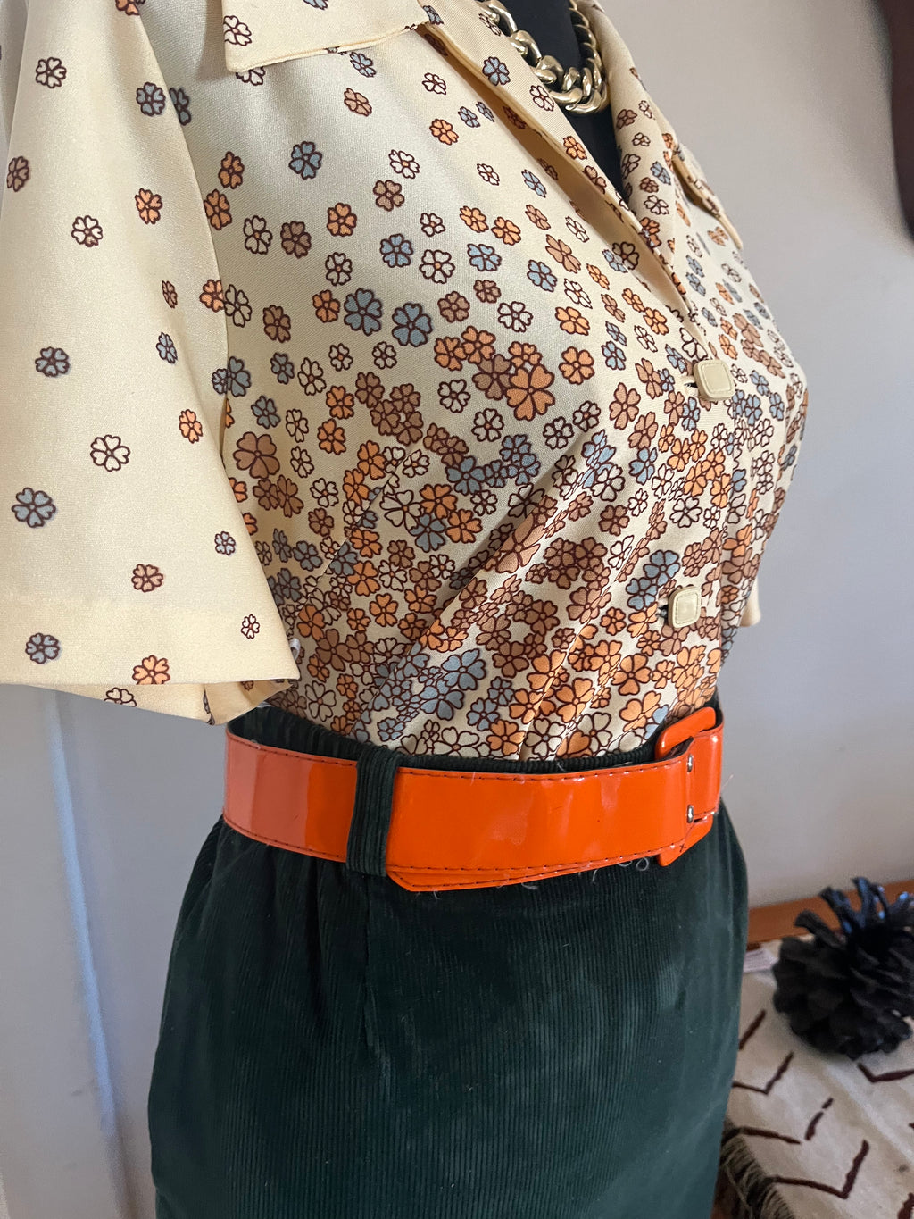 Floral Print Button-Down