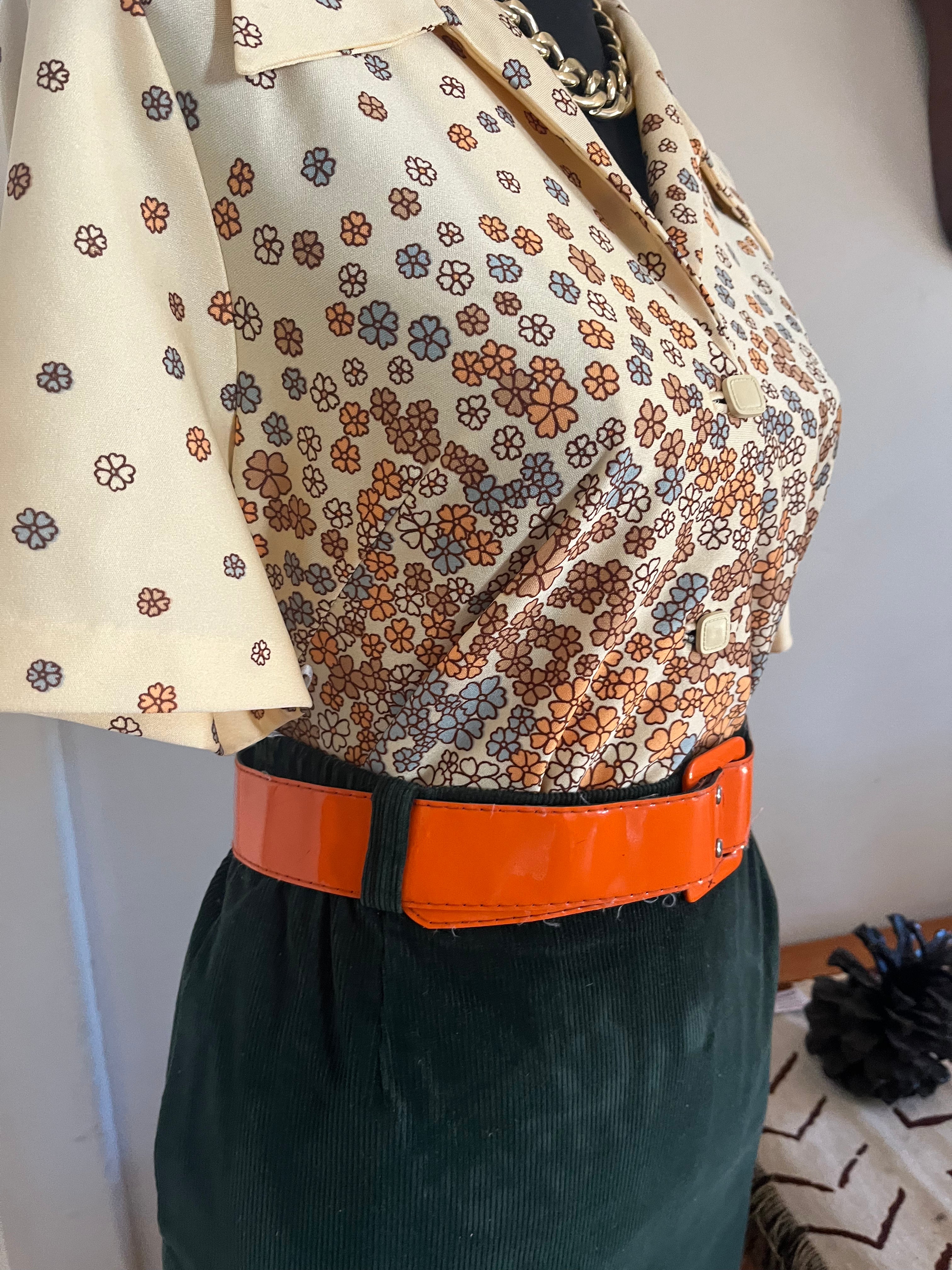 Floral Print Button-Down