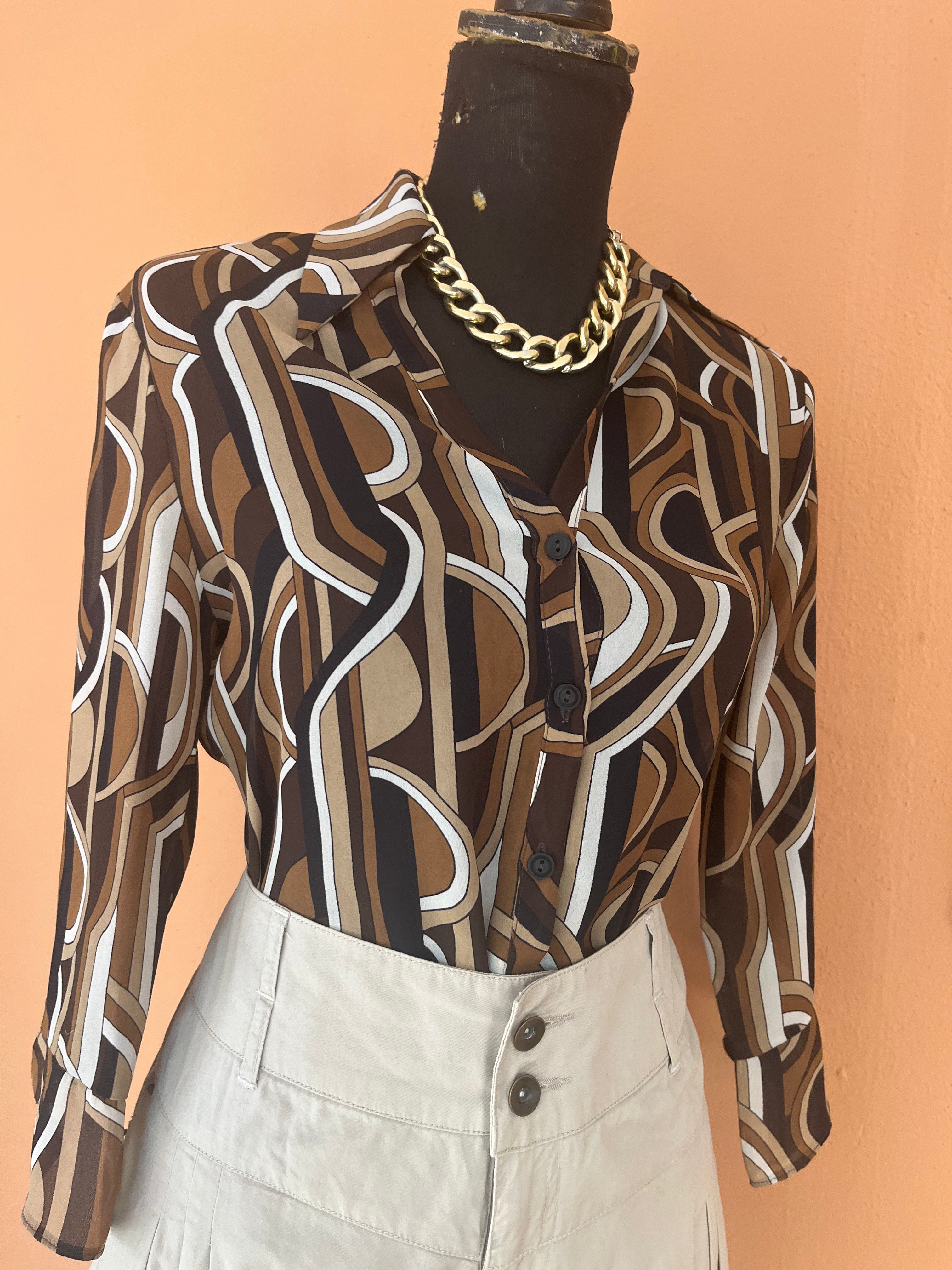 Bold Print Blouse