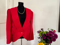 90s Collarless Blazer
