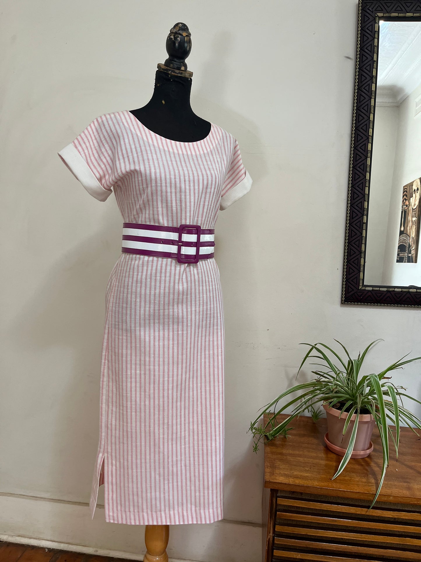 Vintage Linen Summer Dress