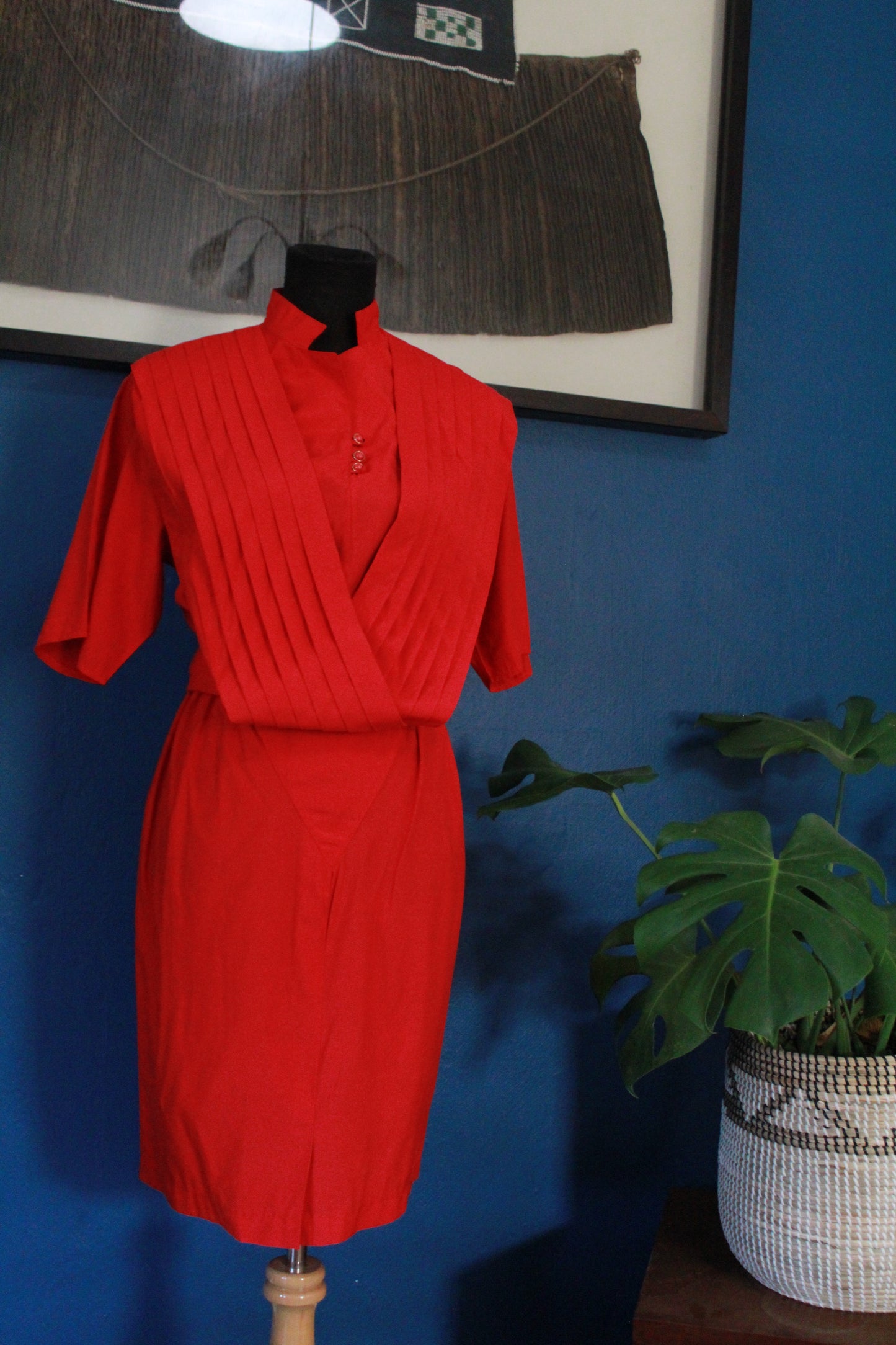 Vintage Red Two Piece