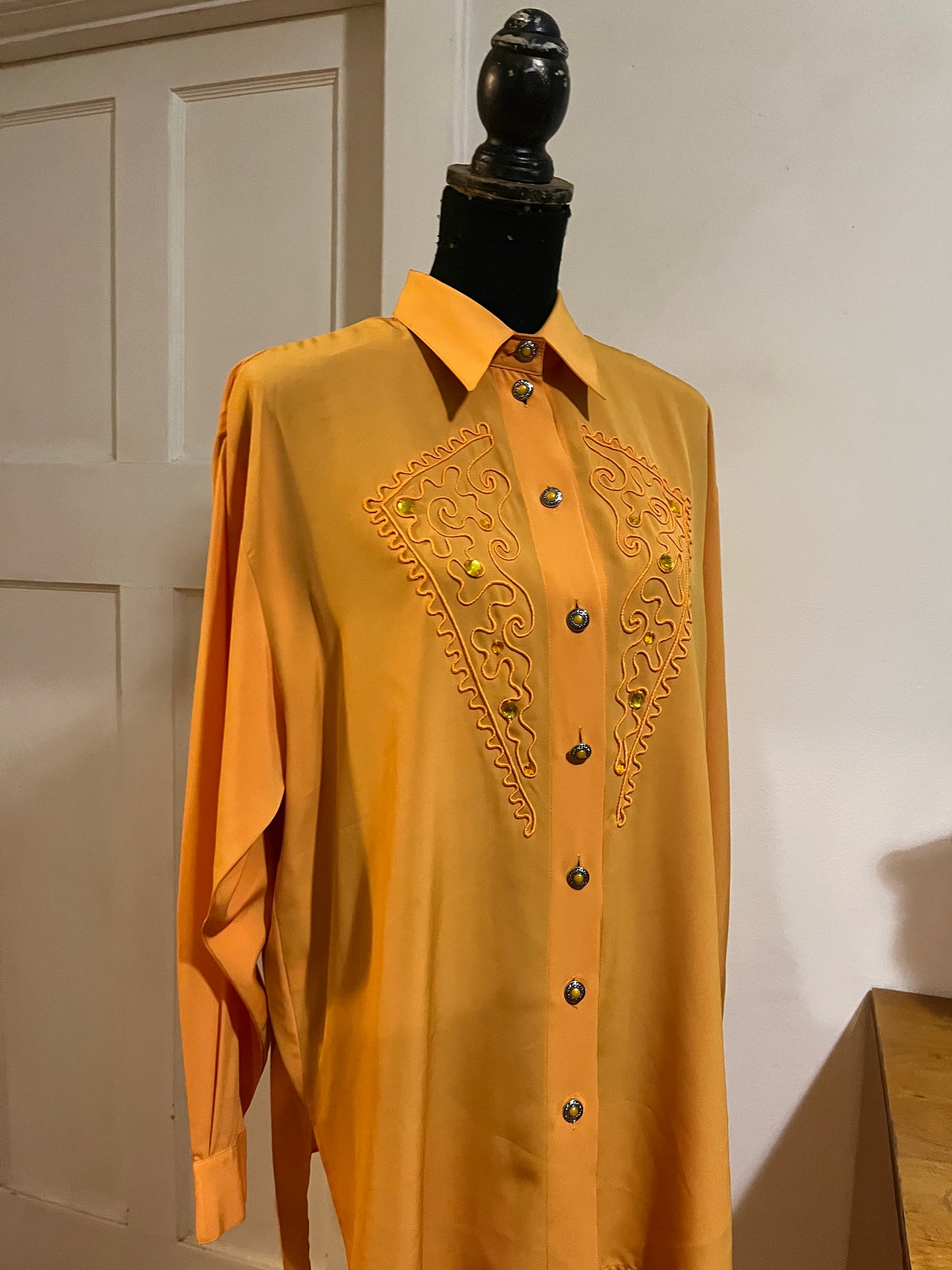 Mustard Vintage Blouse