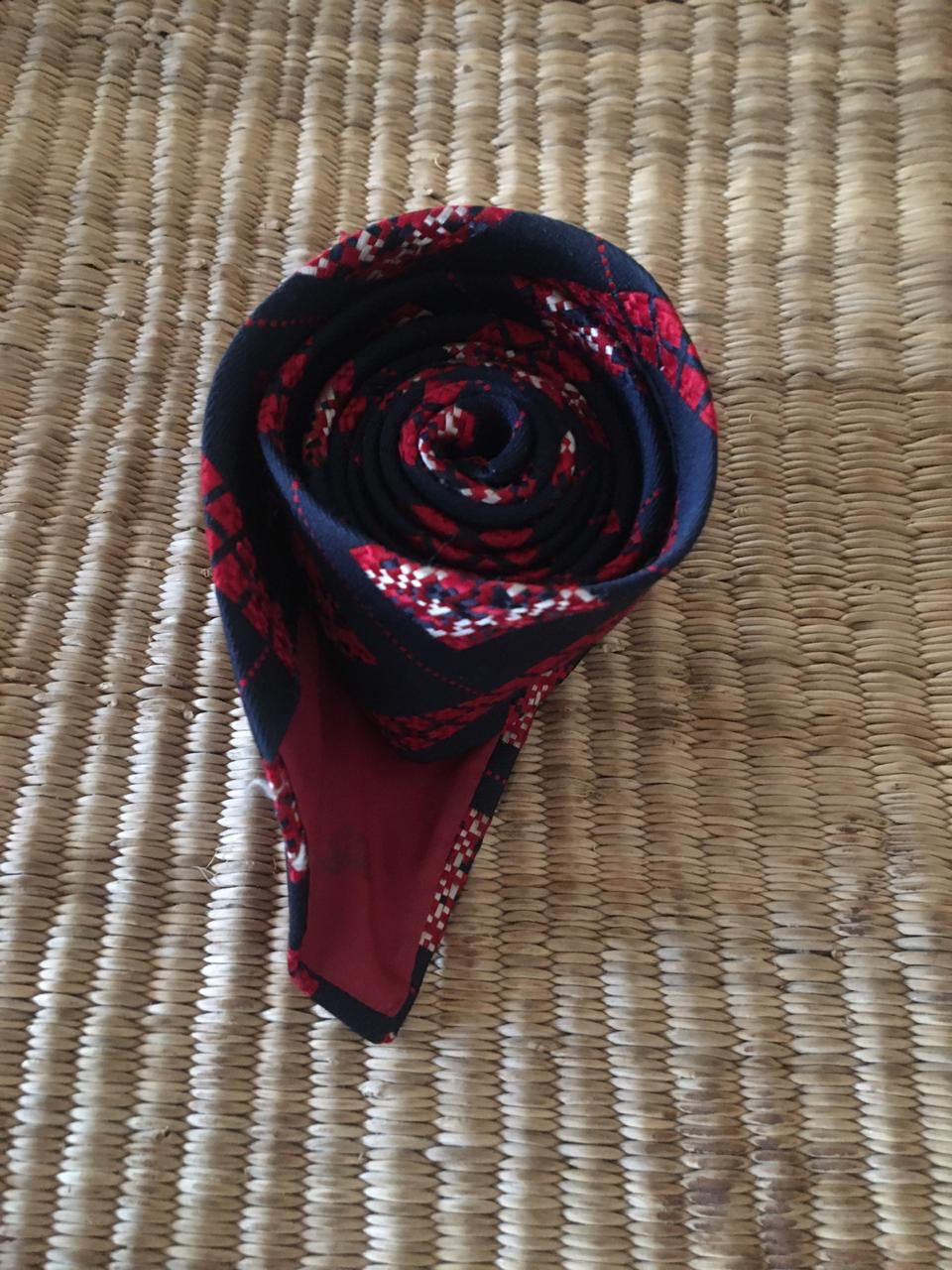 Red & Navy Necktie