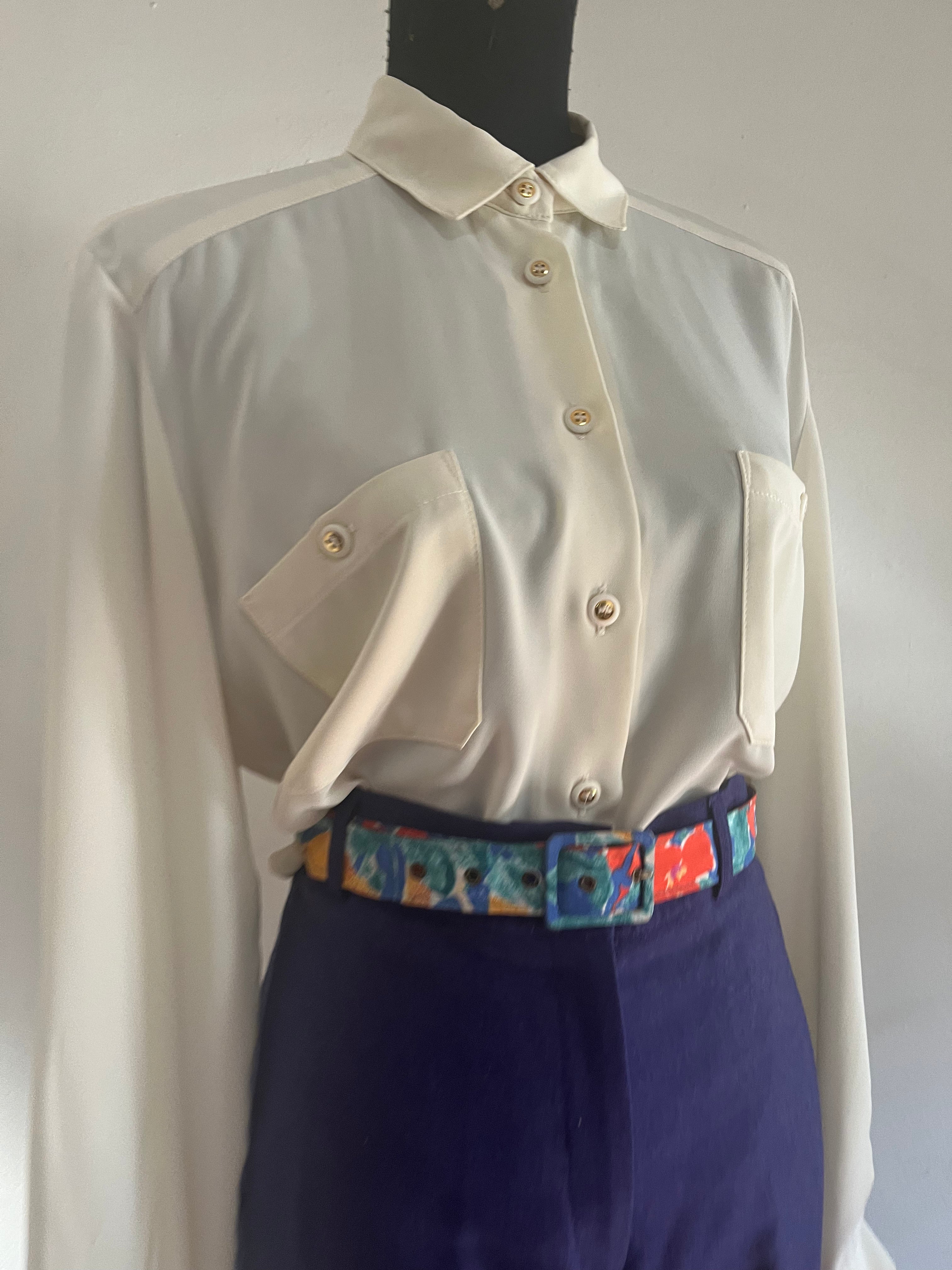 Cream Sheer Blouse