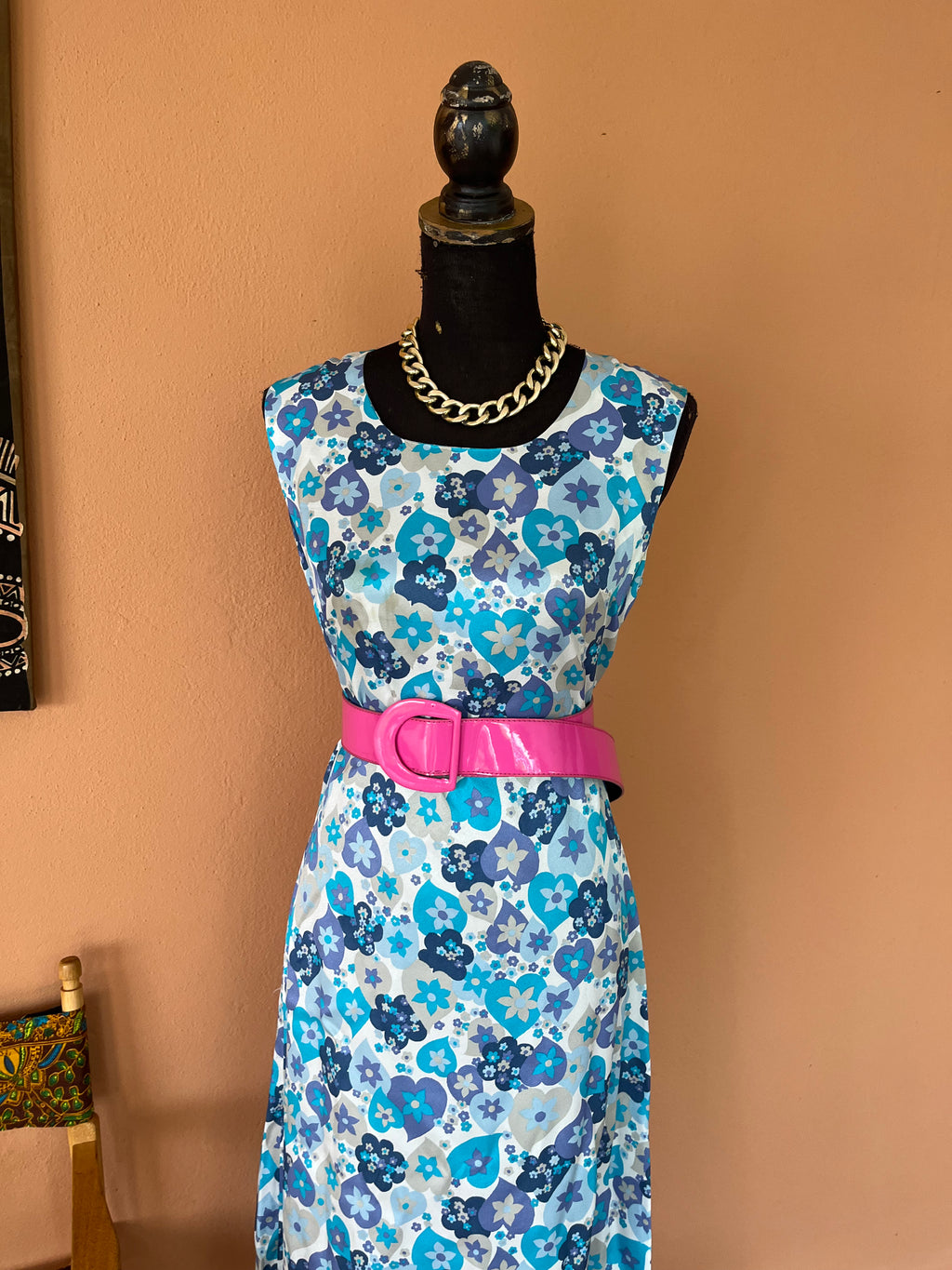 Floral Full Length Vintage Dress