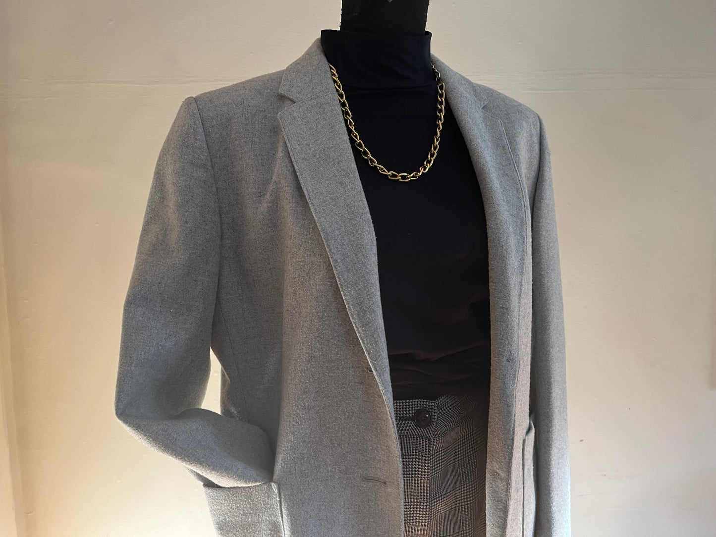 Grey Wool Blazer