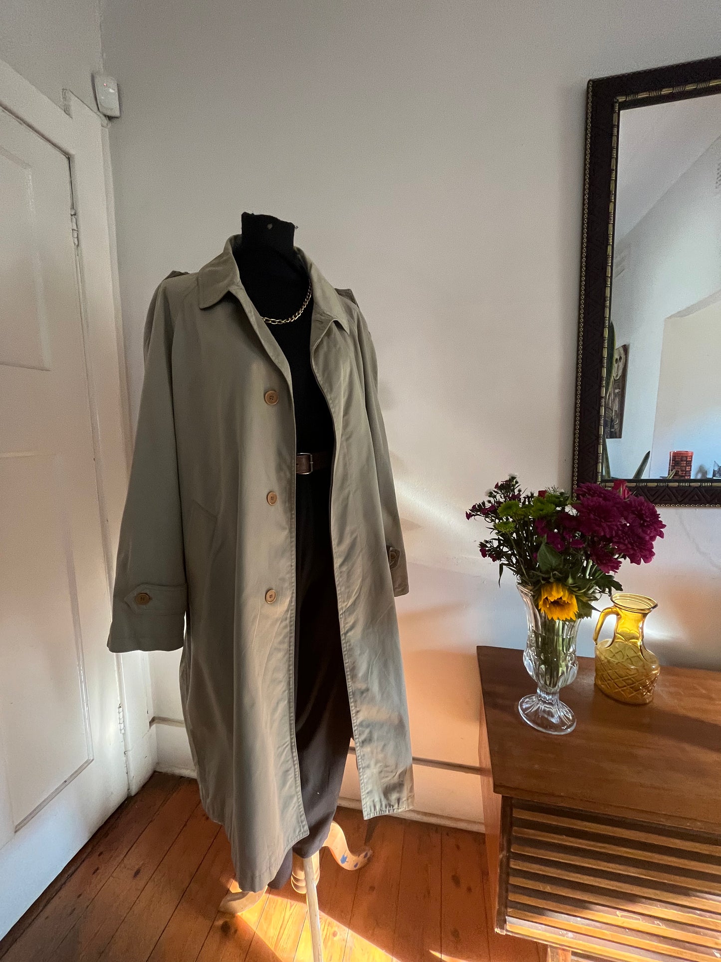 Beige Classic Trench Coat