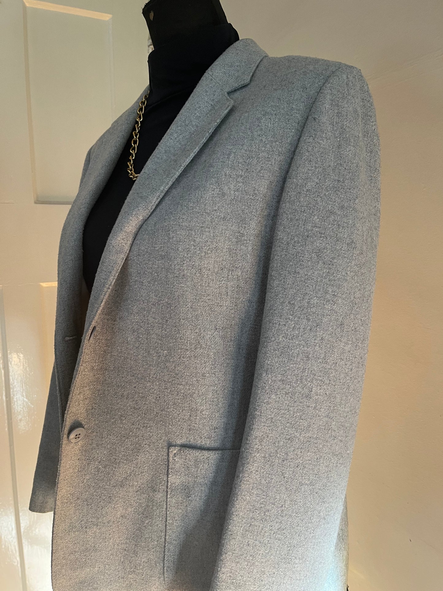 Grey Wool Blazer